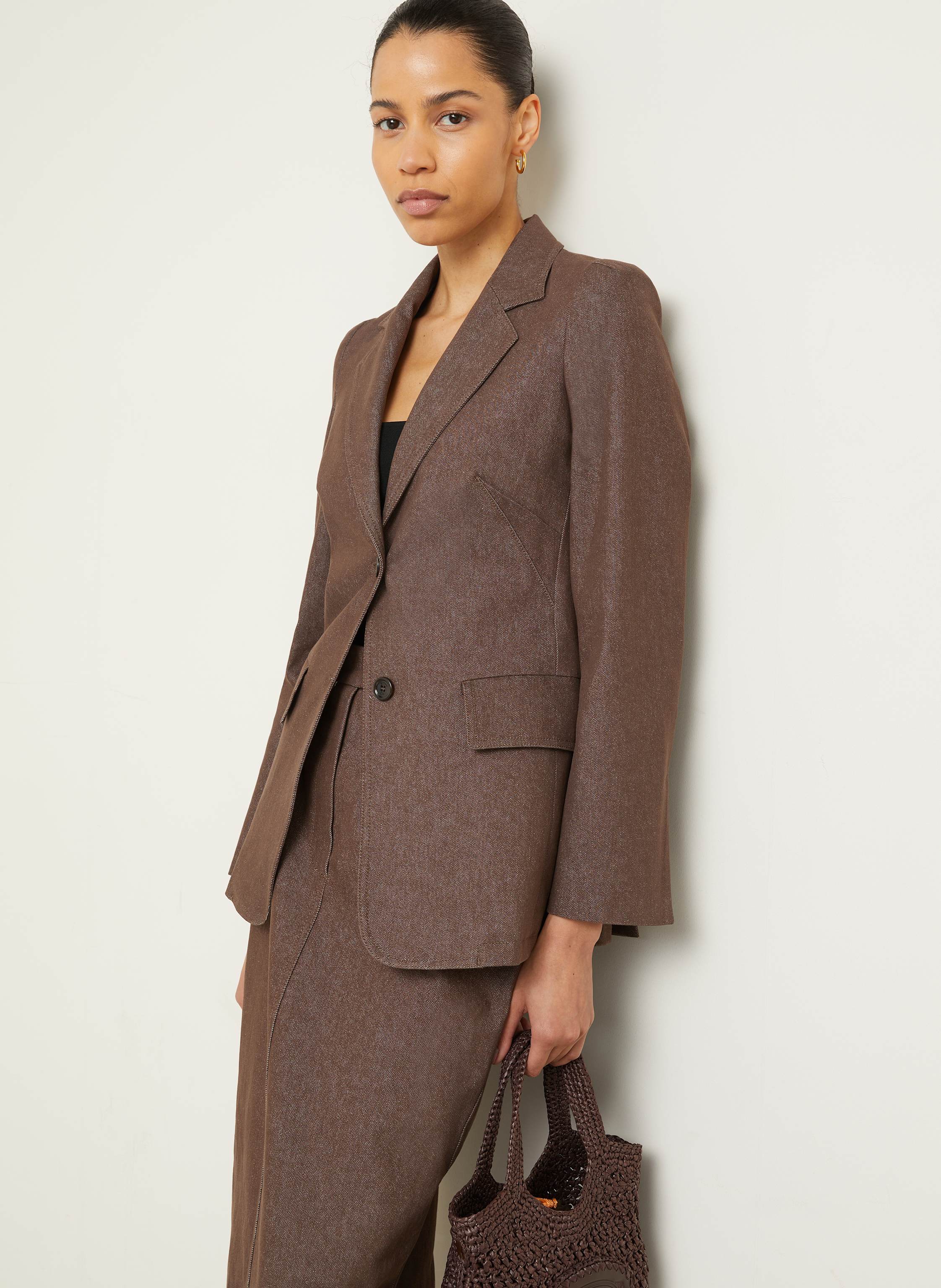 Thumbnail - Max Mara Blazer Agguati braun