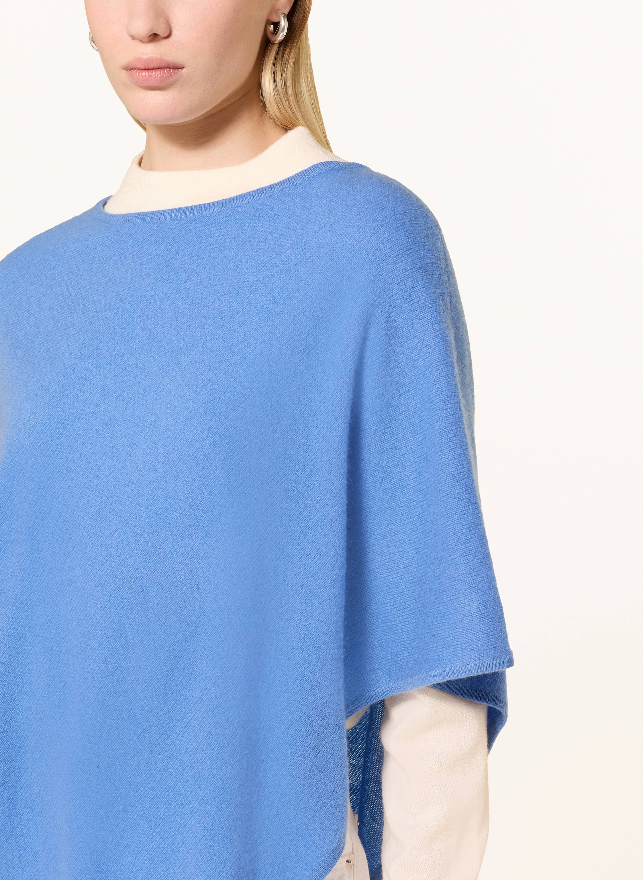 Thumbnail - Darling Harbour Poncho Aus Cashmere blau