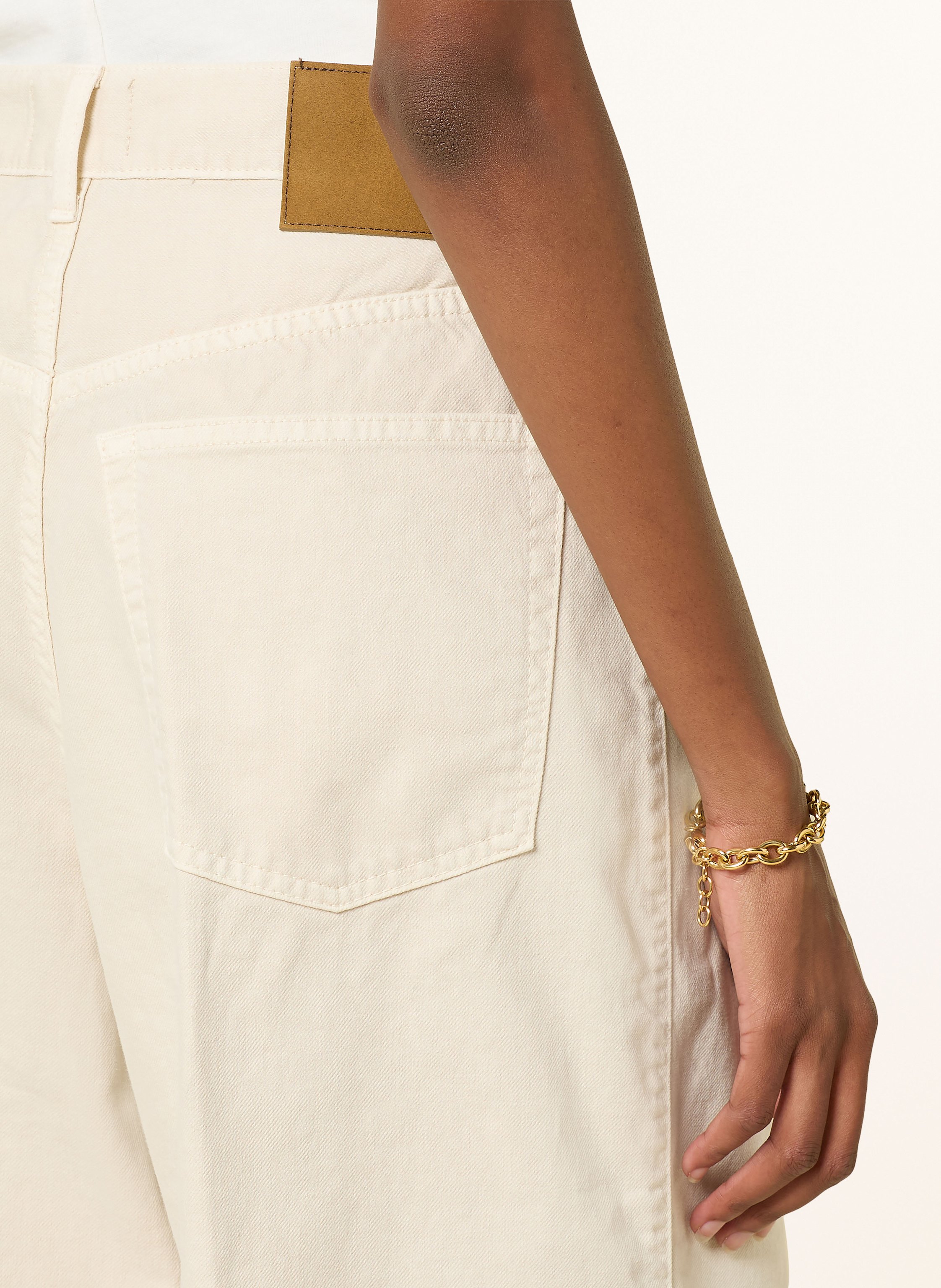 Thumbnail - Haikure Wide Leg Jeans Candy beige