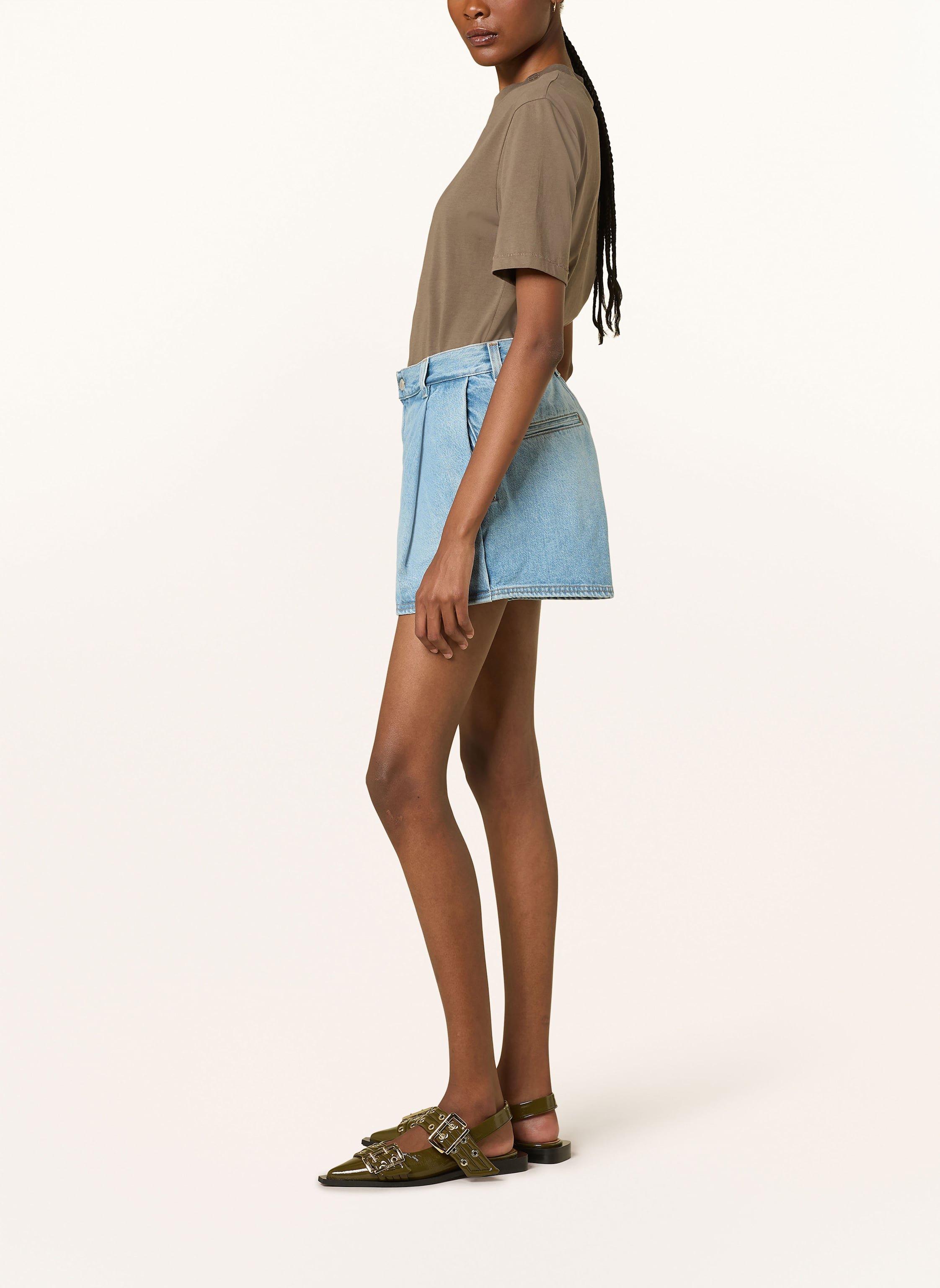 Thumbnail - Haikure Jeansshorts Ashley blau