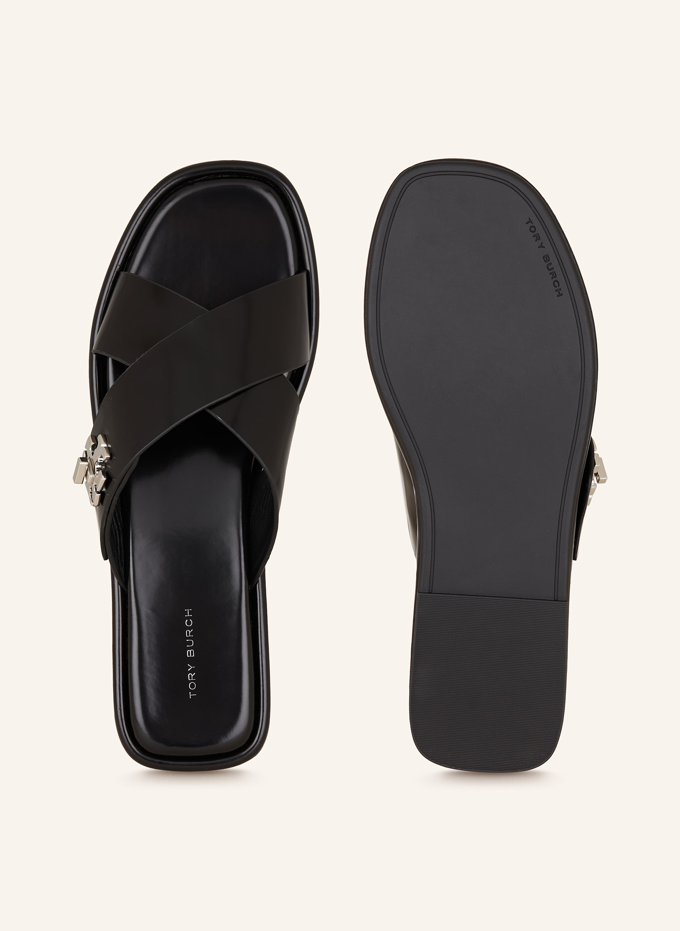 Thumbnail - Tory Burch Pantoletten schwarz