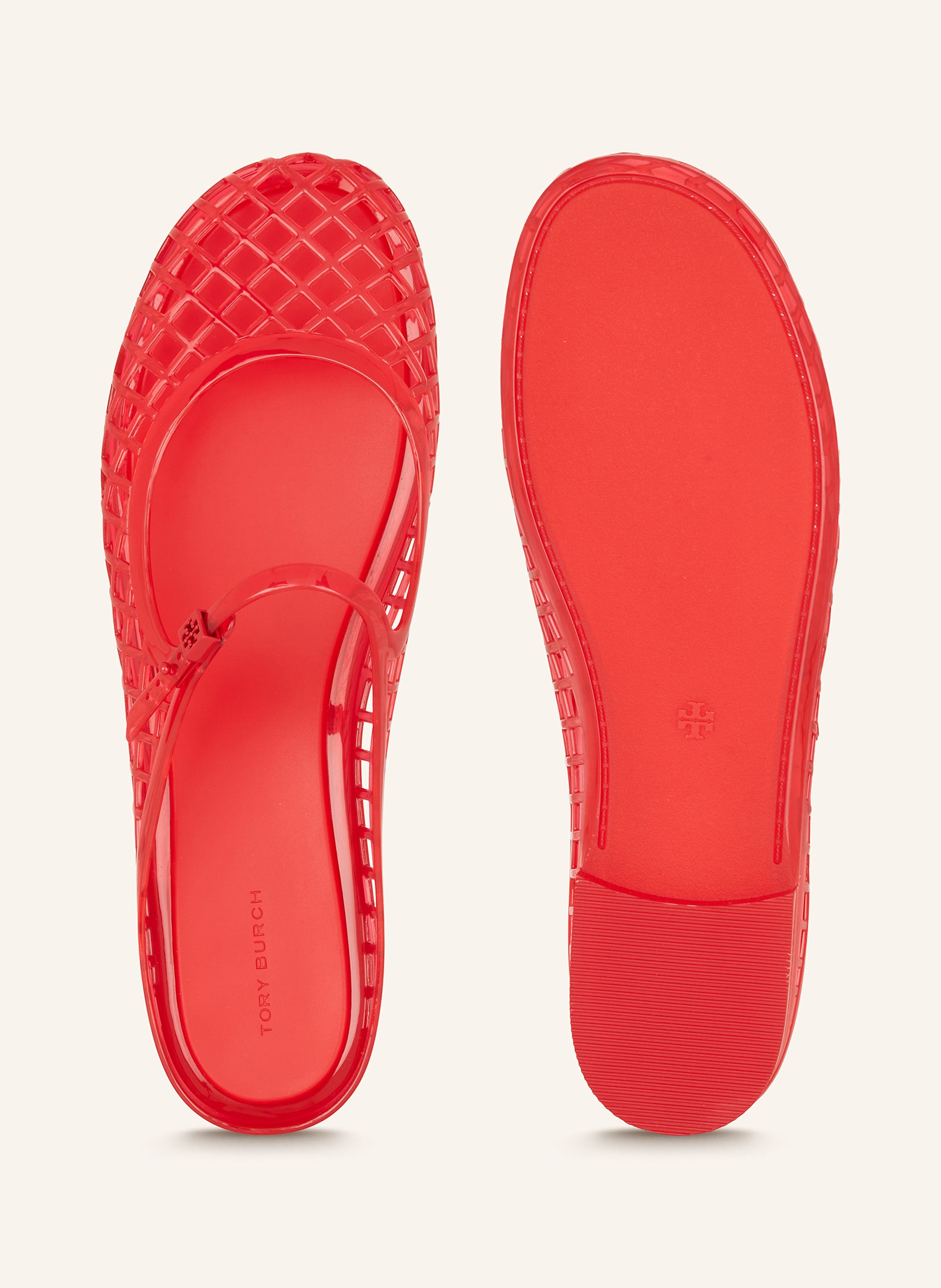 Thumbnail - Tory Burch Pantoletten Mellow rot