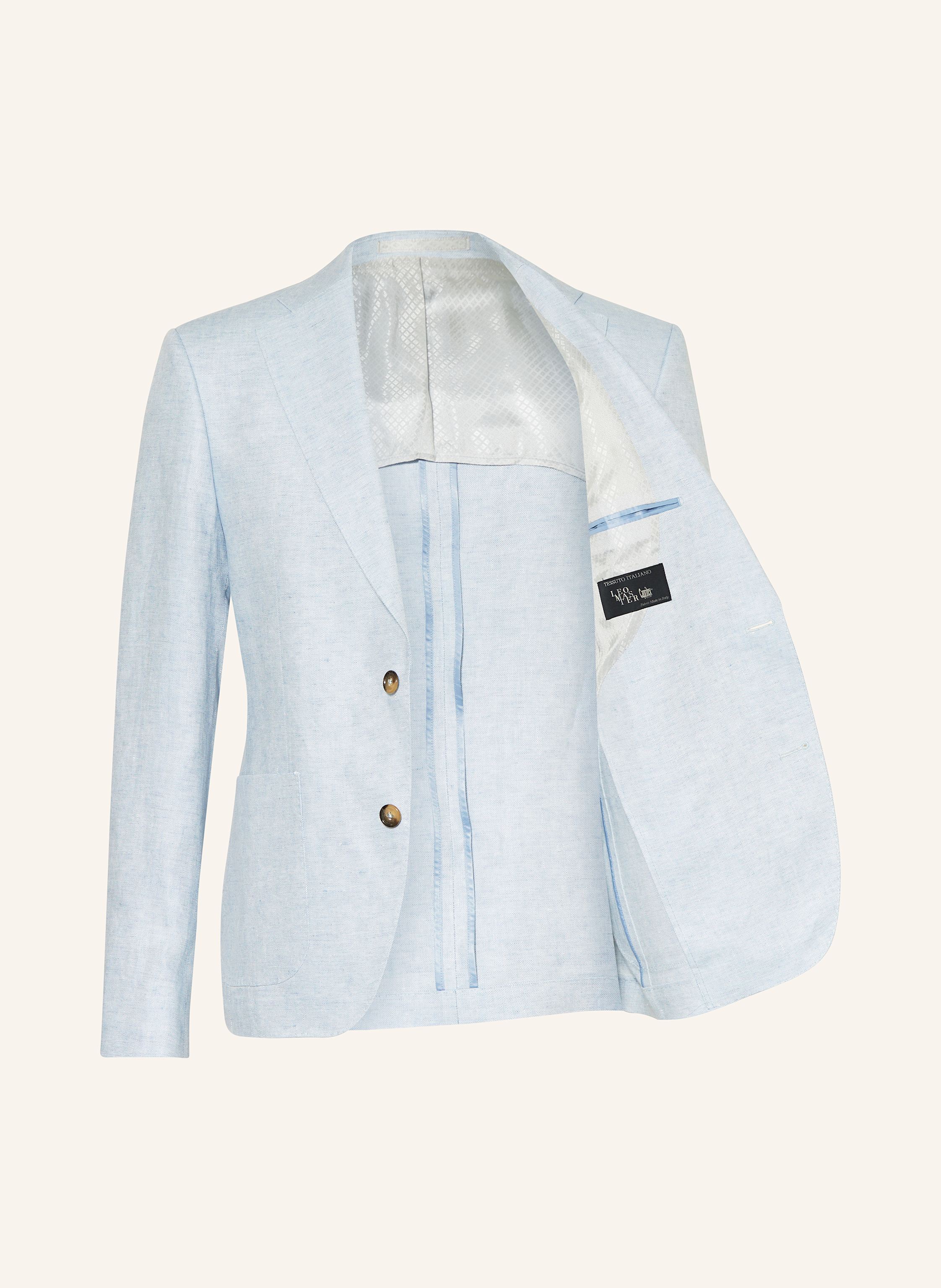 Thumbnail - Sand Copenhagen Anzugsakko Sherman Napoli Classic Fit Aus Leinen blau