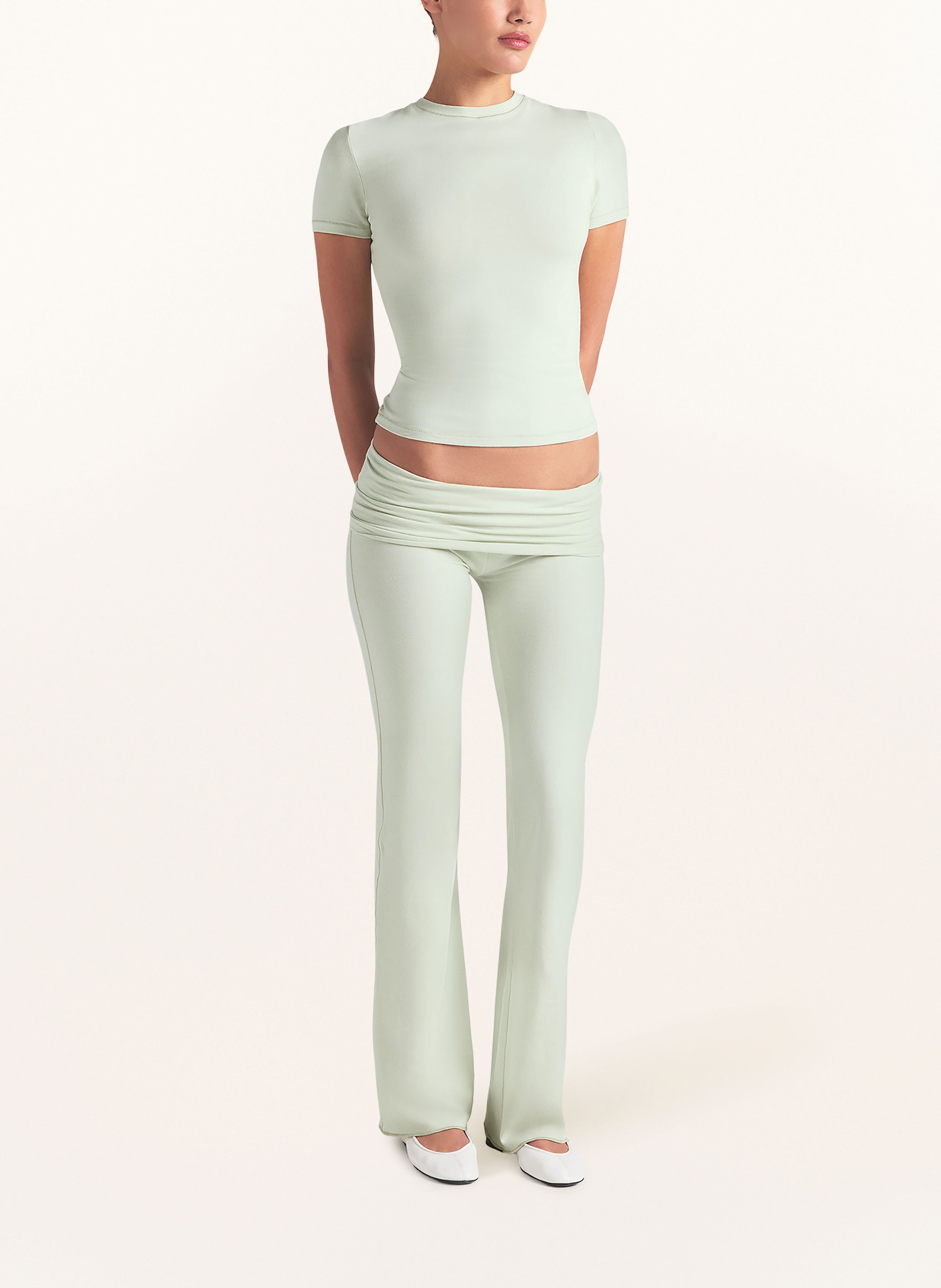 Thumbnail - Skims Lounge-Hose Cotton Jersey gruen