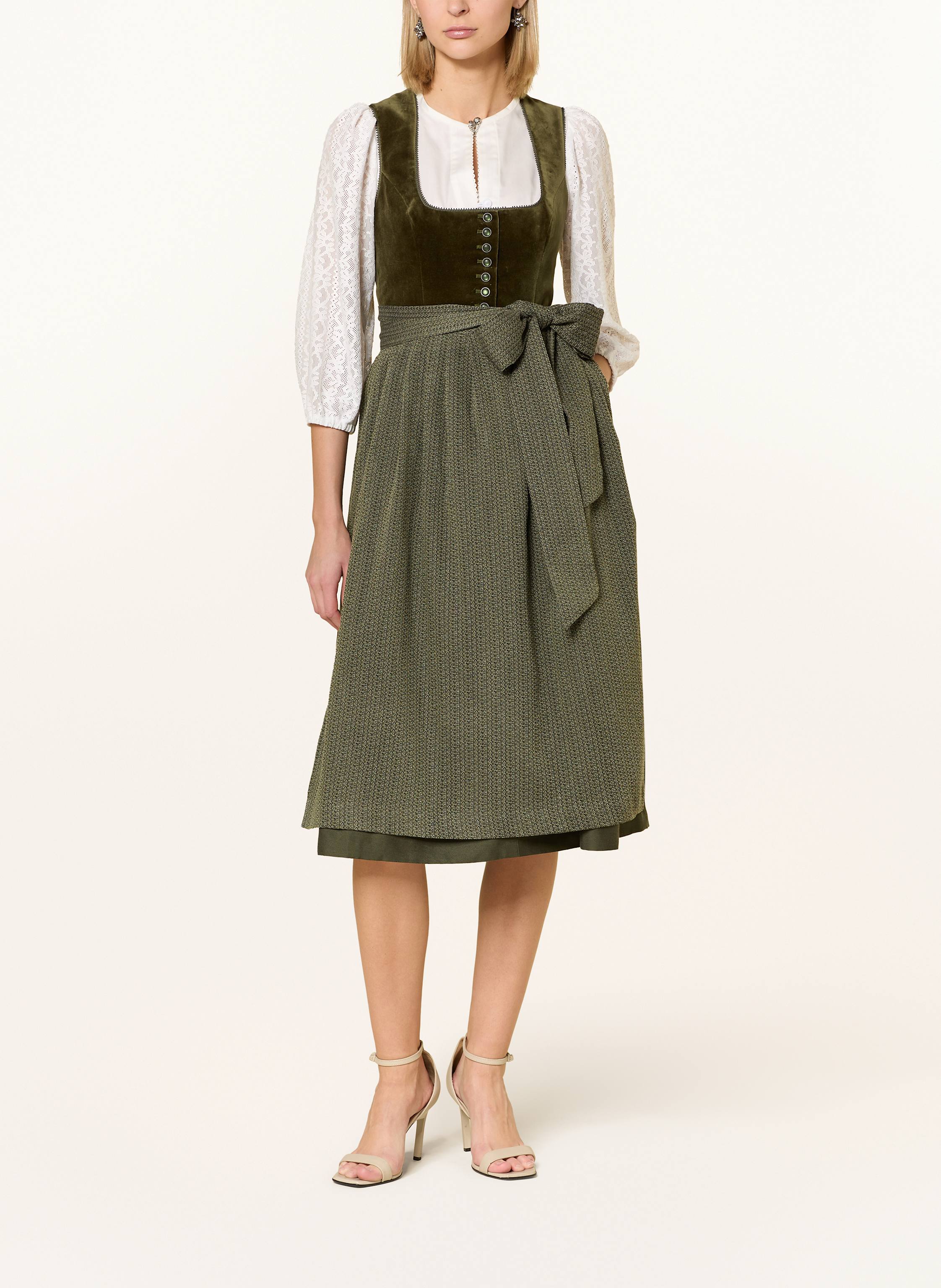 Thumbnail - Anno Domini Dirndlbluse Caro Mit 3/4-Arm weiss