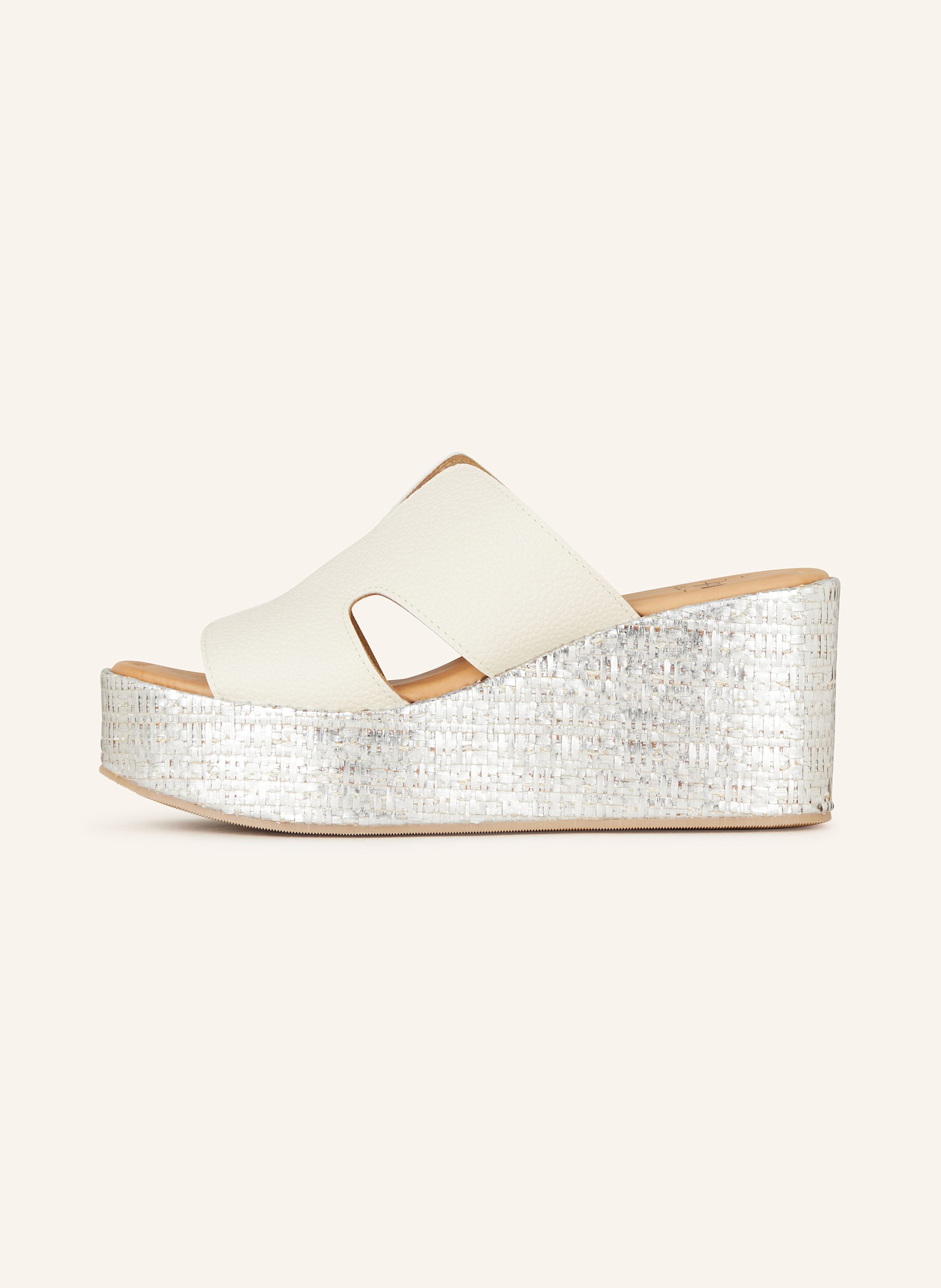 Thumbnail - È Mia Plateau-Wedges weiss