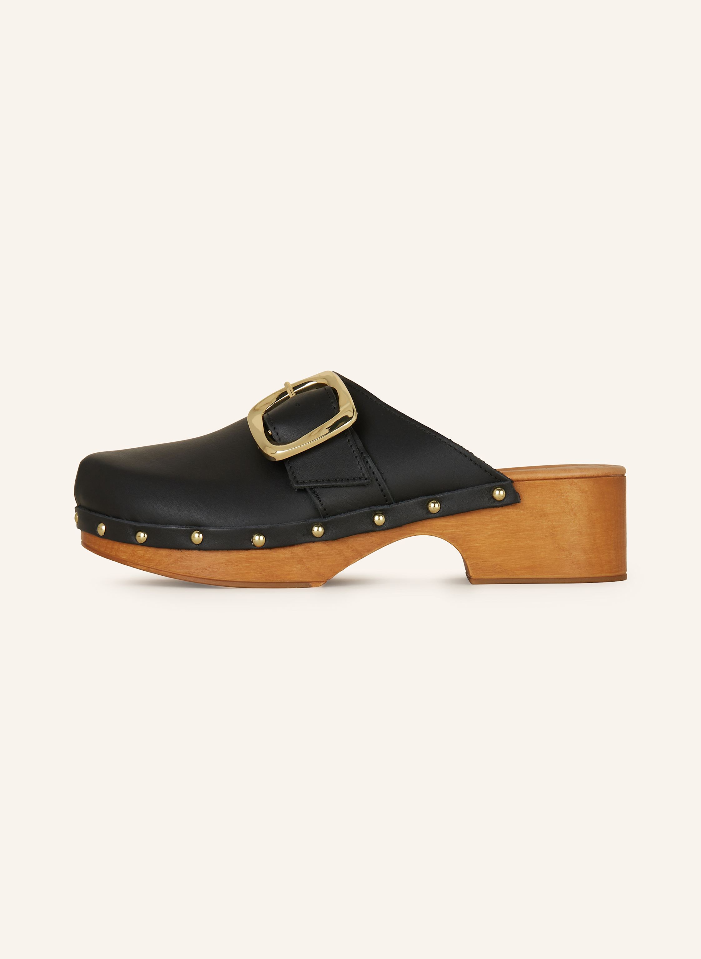 Thumbnail - È Mia Clogs Mit Nieten schwarz