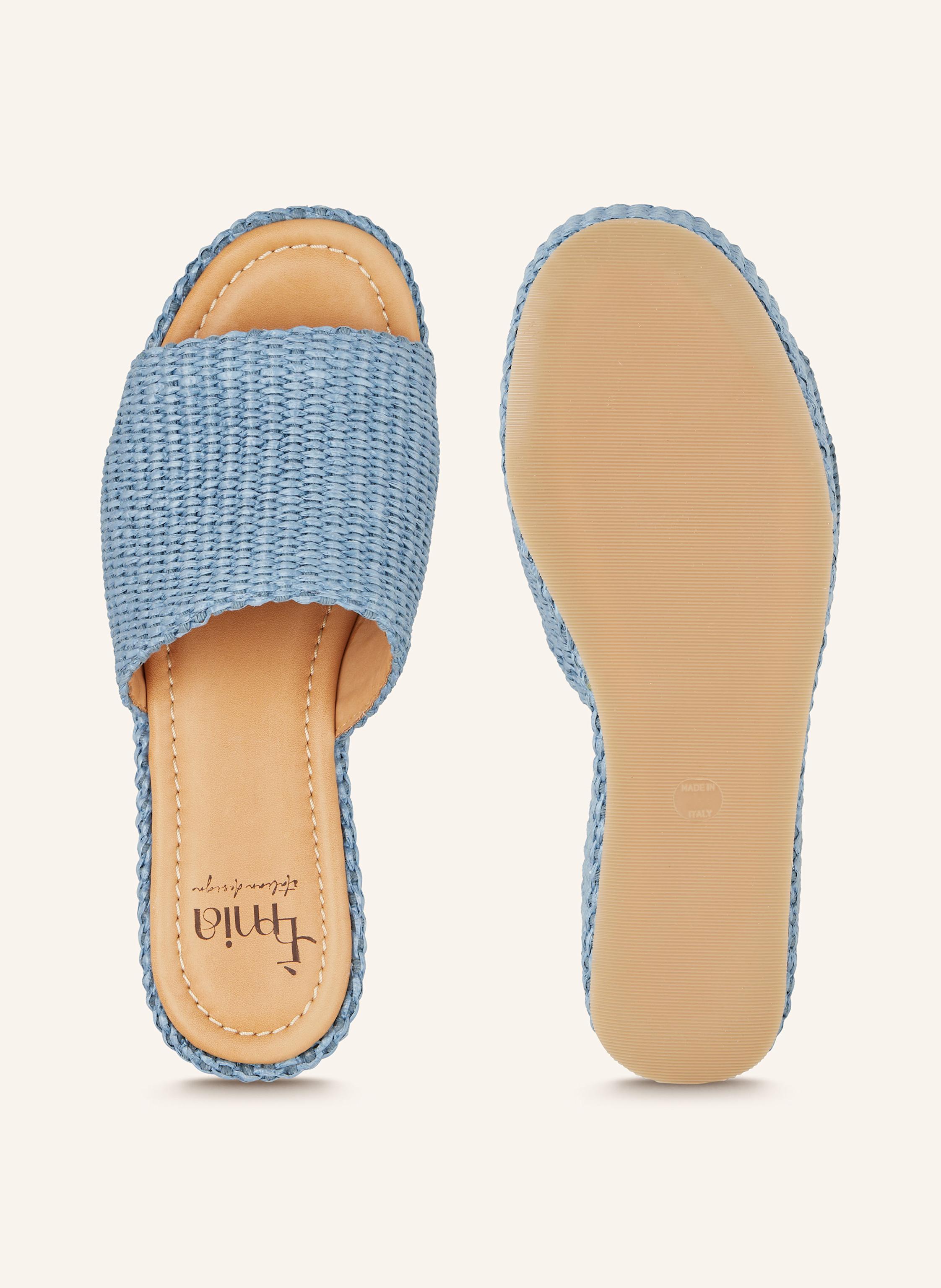 Thumbnail - È Mia Plateau-Wedges blau