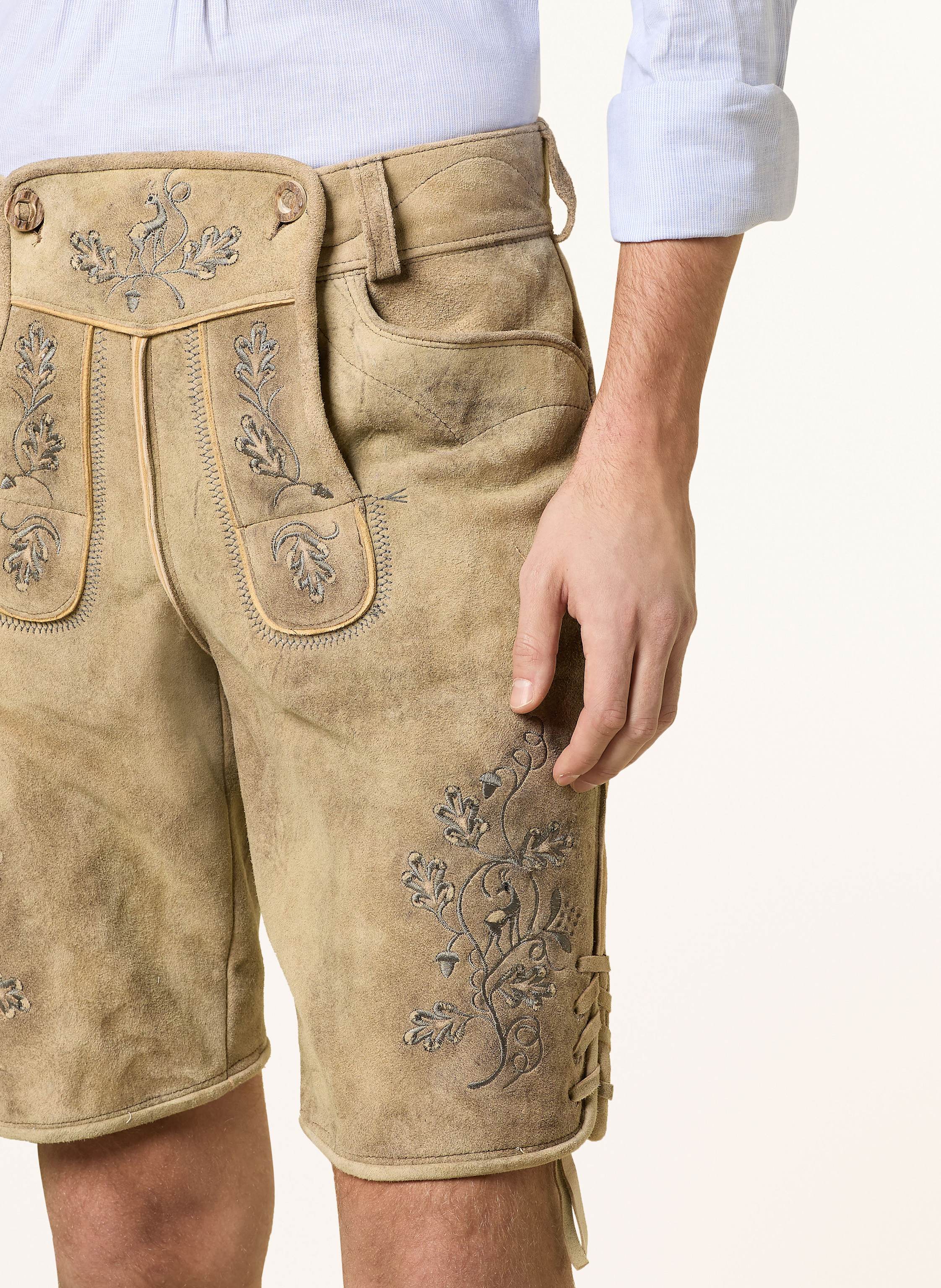 Thumbnail - Beckert Trachten-Lederhose Alberg braun