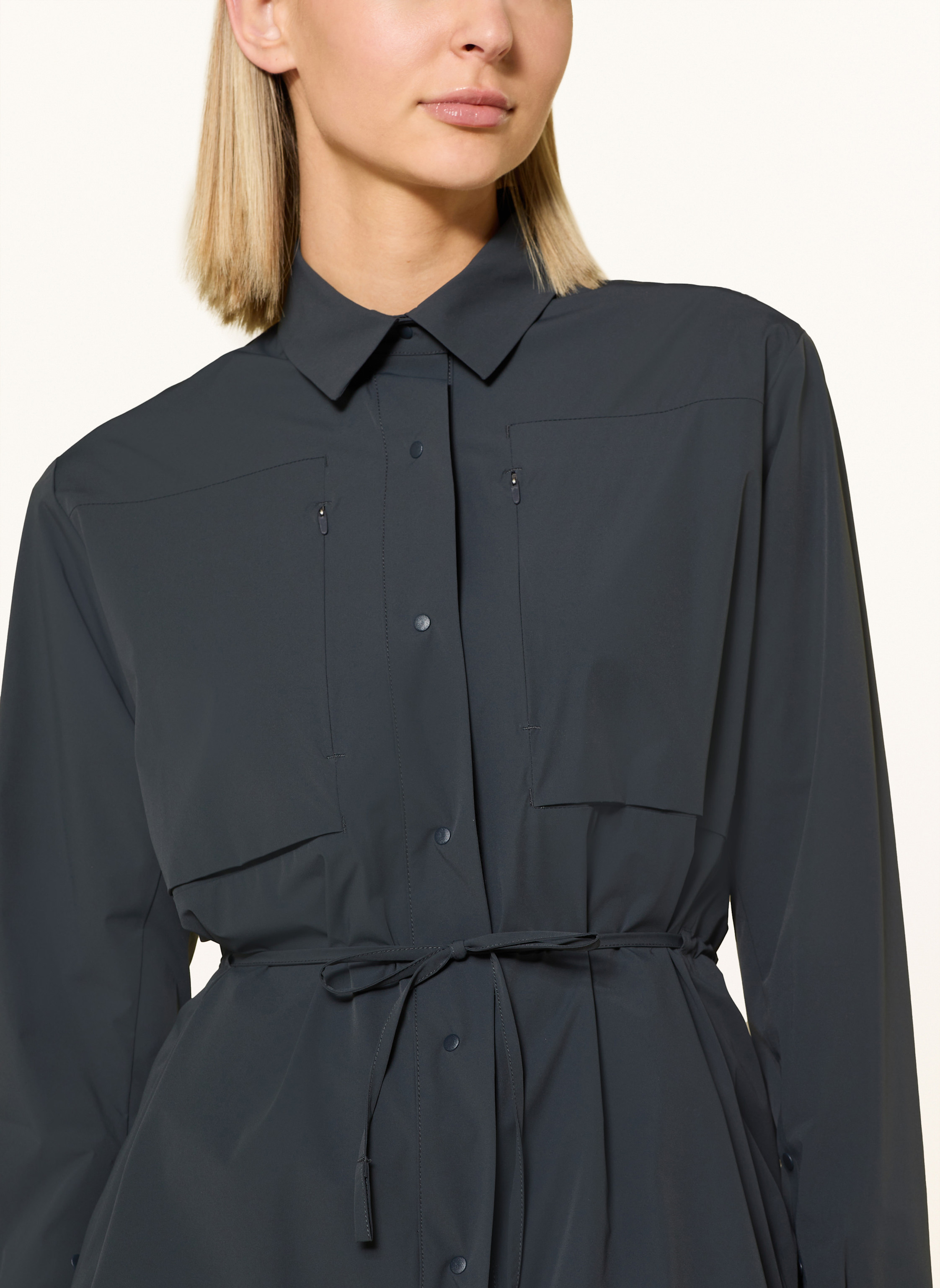 Thumbnail - Jeanne Baret Outdoor-Bluse Sumatra grau