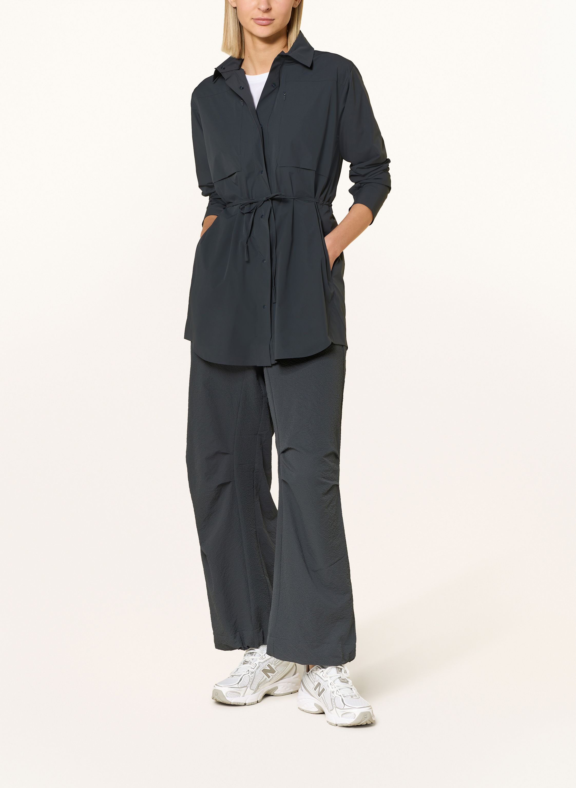 Thumbnail - Jeanne Baret Outdoor-Bluse Sumatra grau