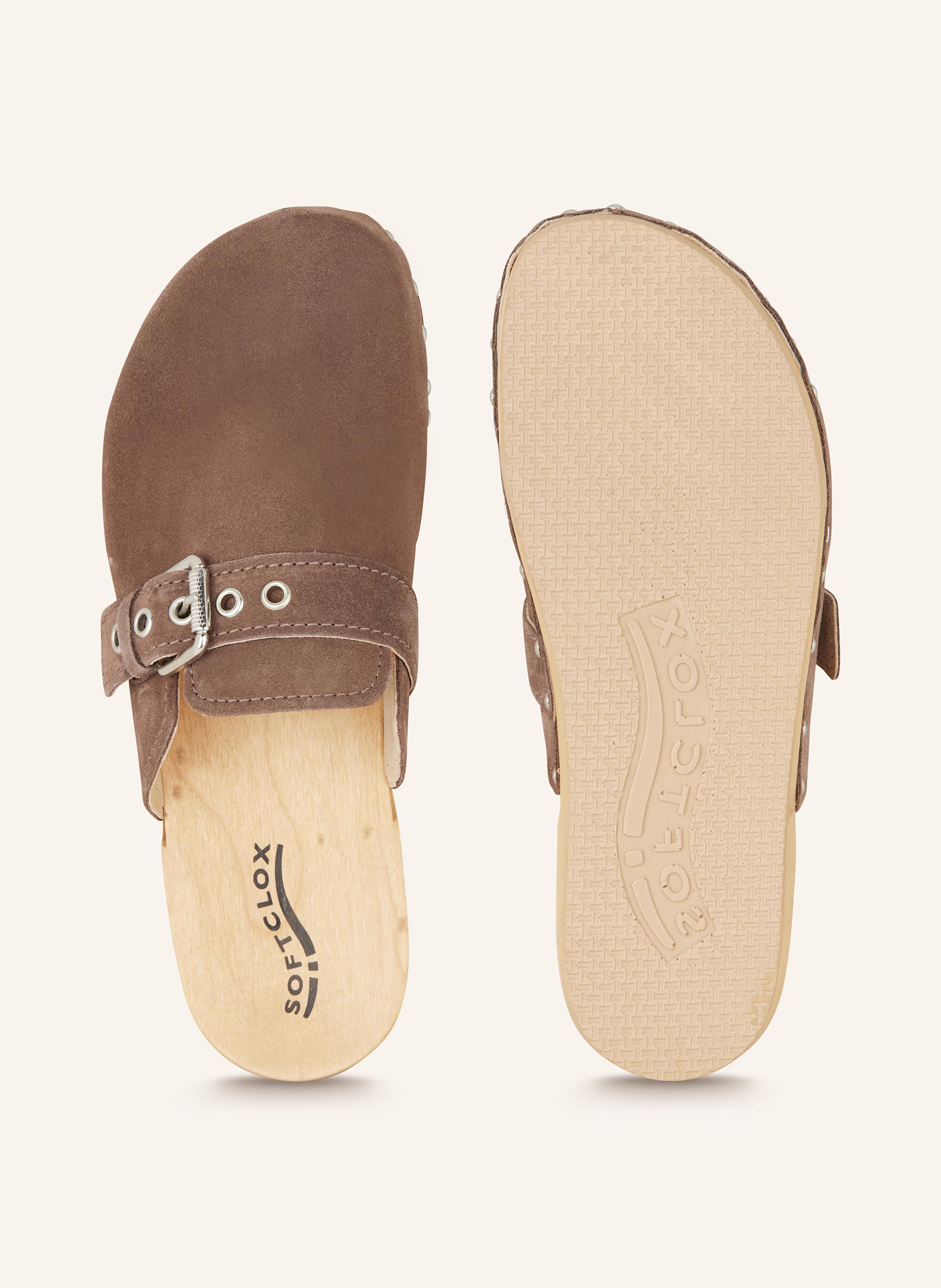 Thumbnail - Softclox Clogs Leslie Mit Nieten braun