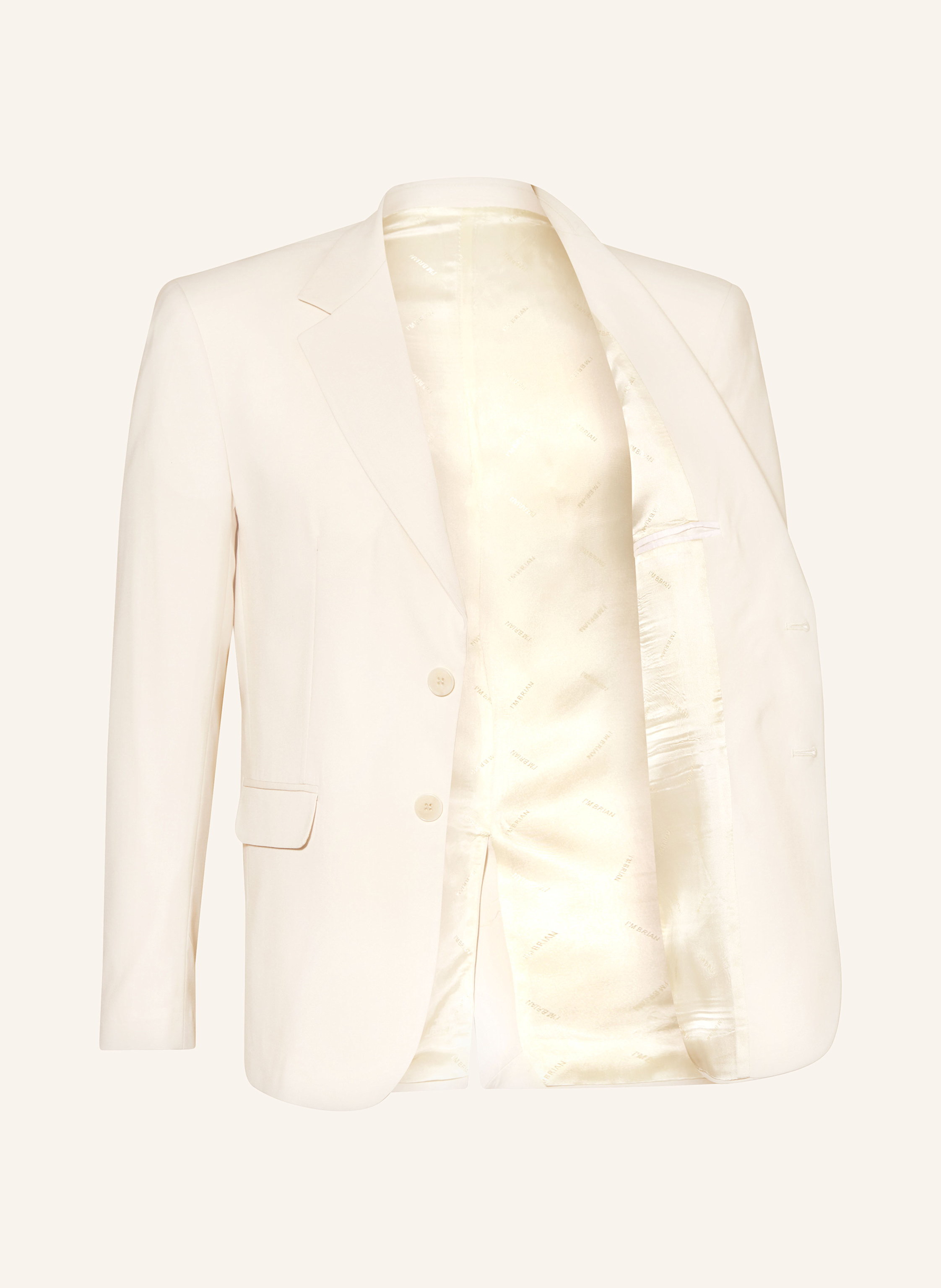 Thumbnail - I'm Brian Anzugsakko Regular Fit weiss