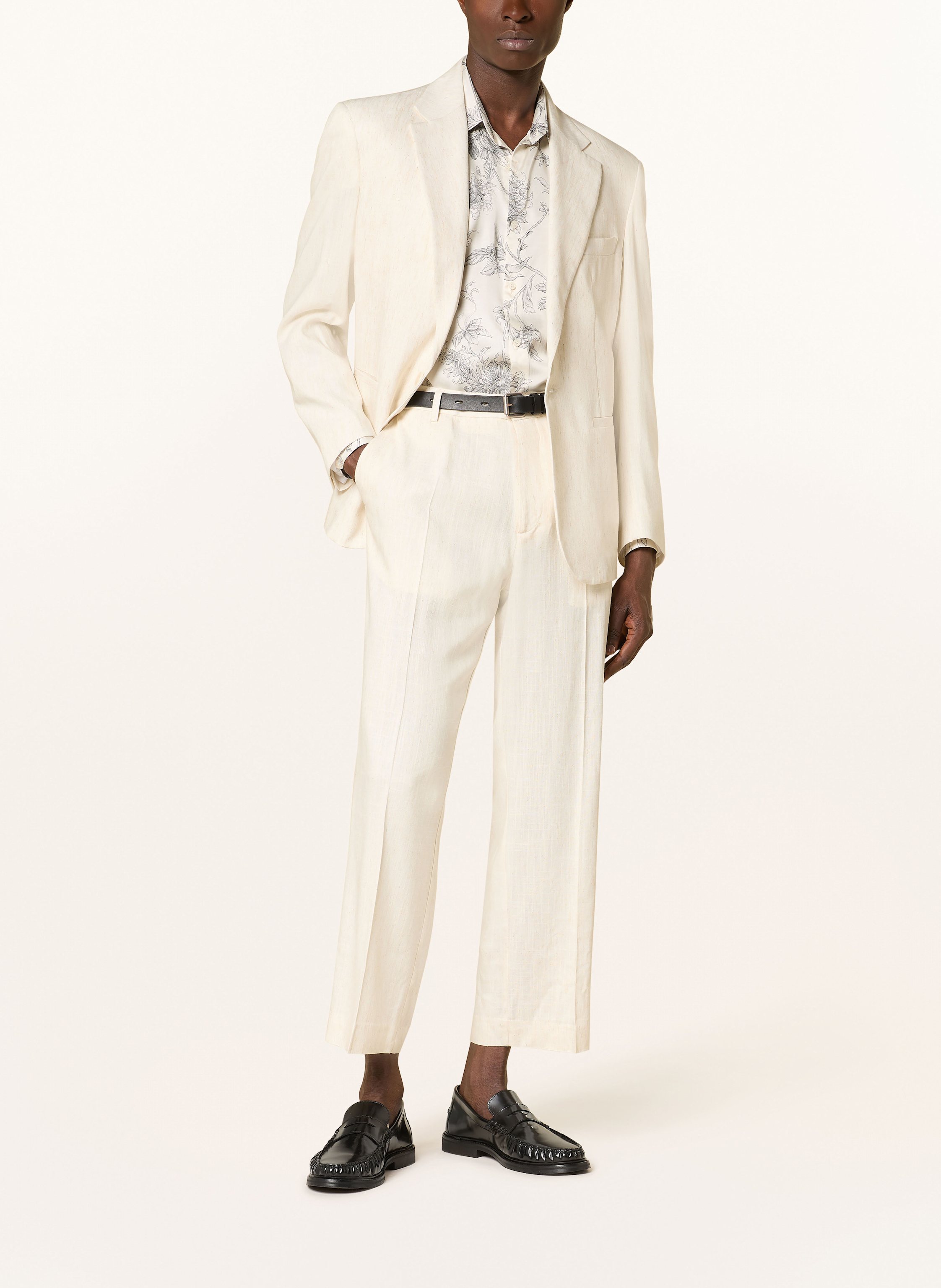 Thumbnail - I'm Brian Satinhemd Regular Fit weiss