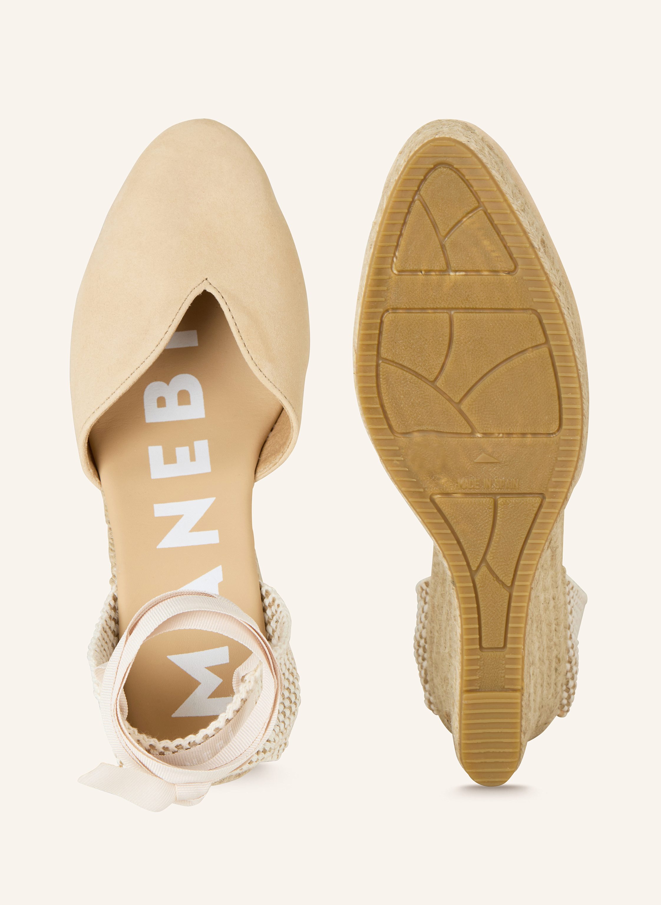 Thumbnail - Manebí Wedges beige