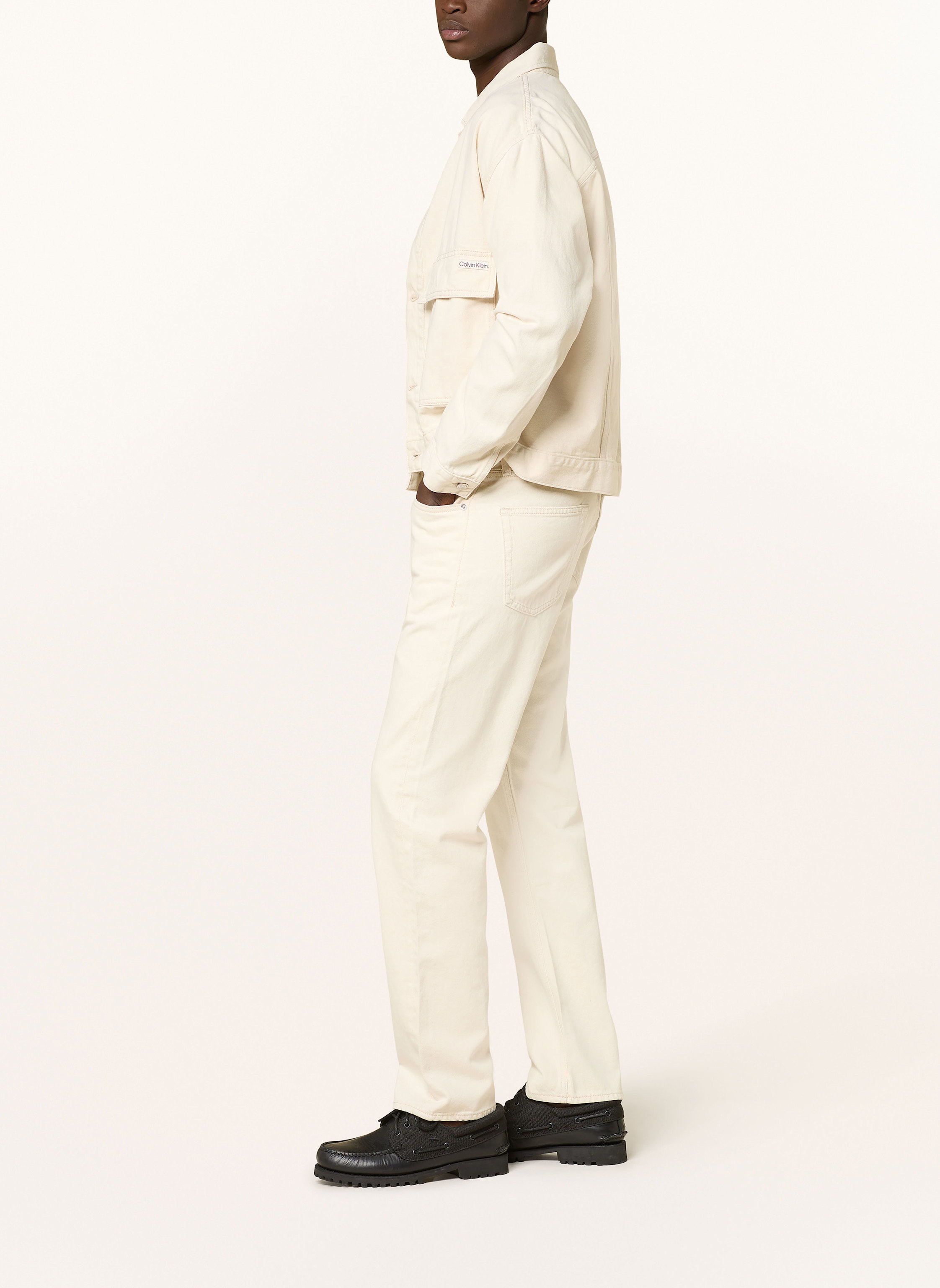 Thumbnail - Calvin Klein Jeans Jeans Straight Fit beige