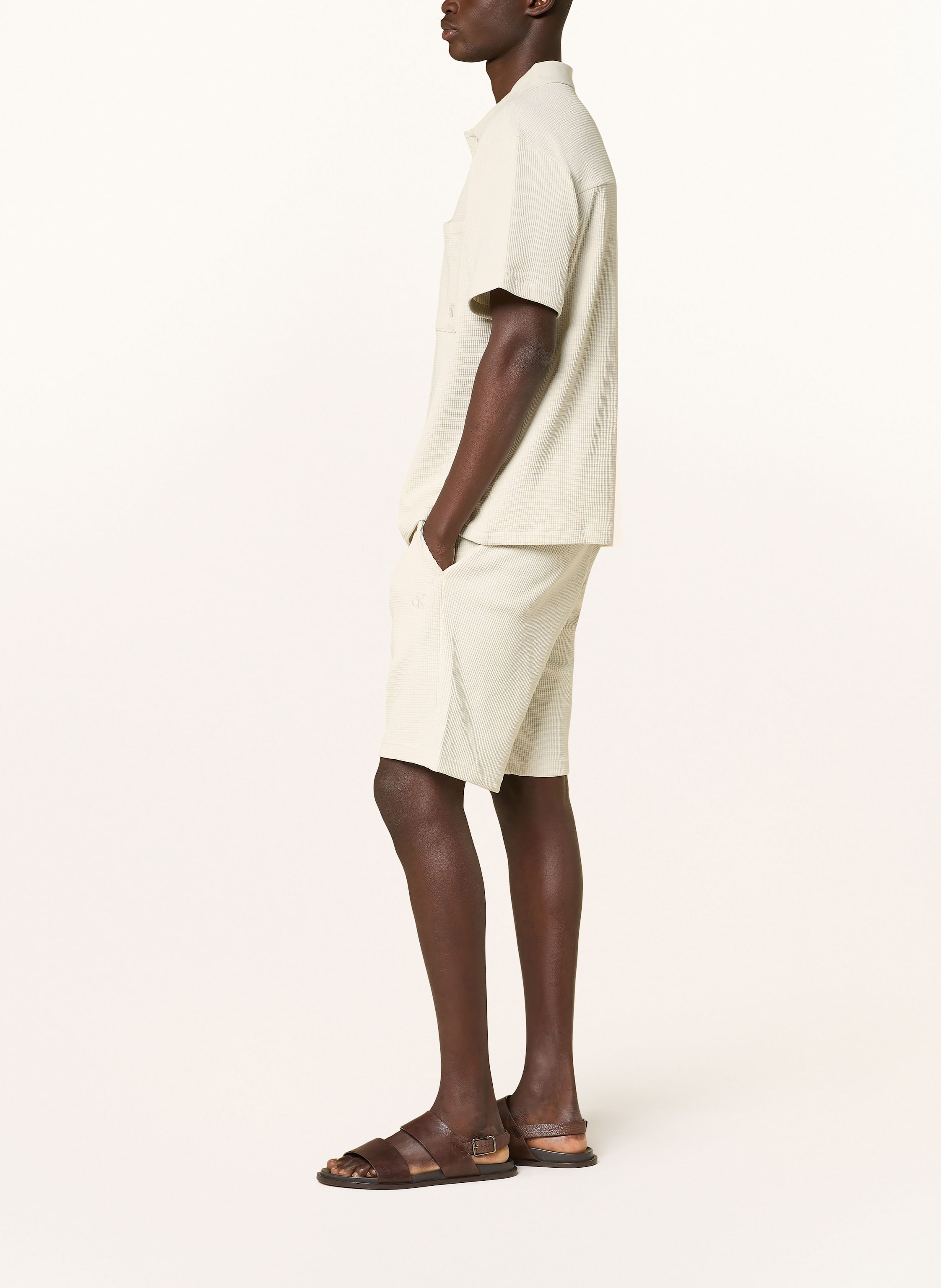 Thumbnail - Calvin Klein Jeans Sweatshorts beige