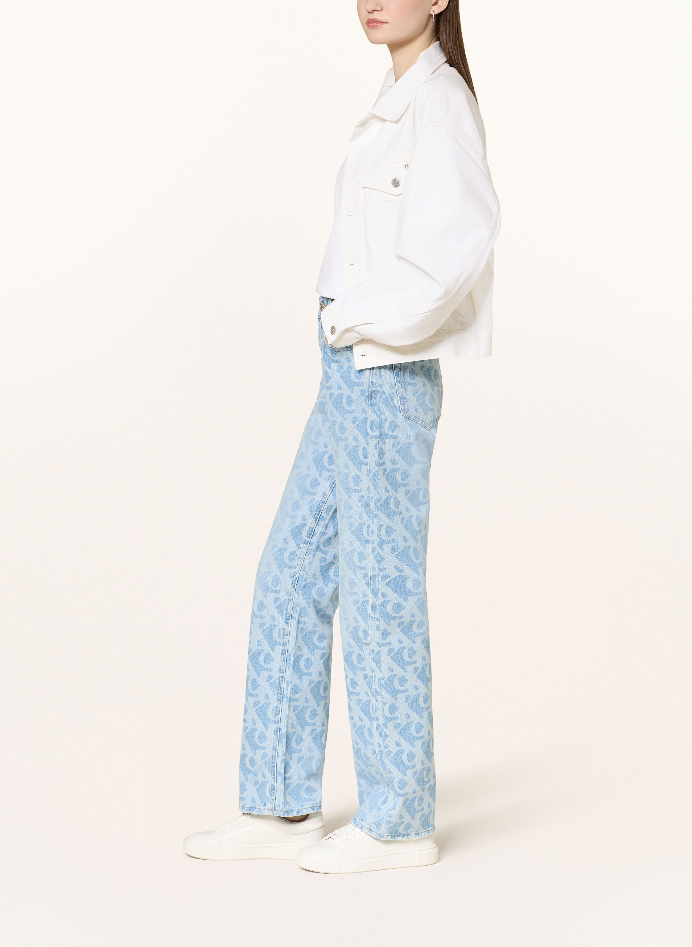 Thumbnail - Calvin Klein Jeans Straight Jeans Signature 90s blau