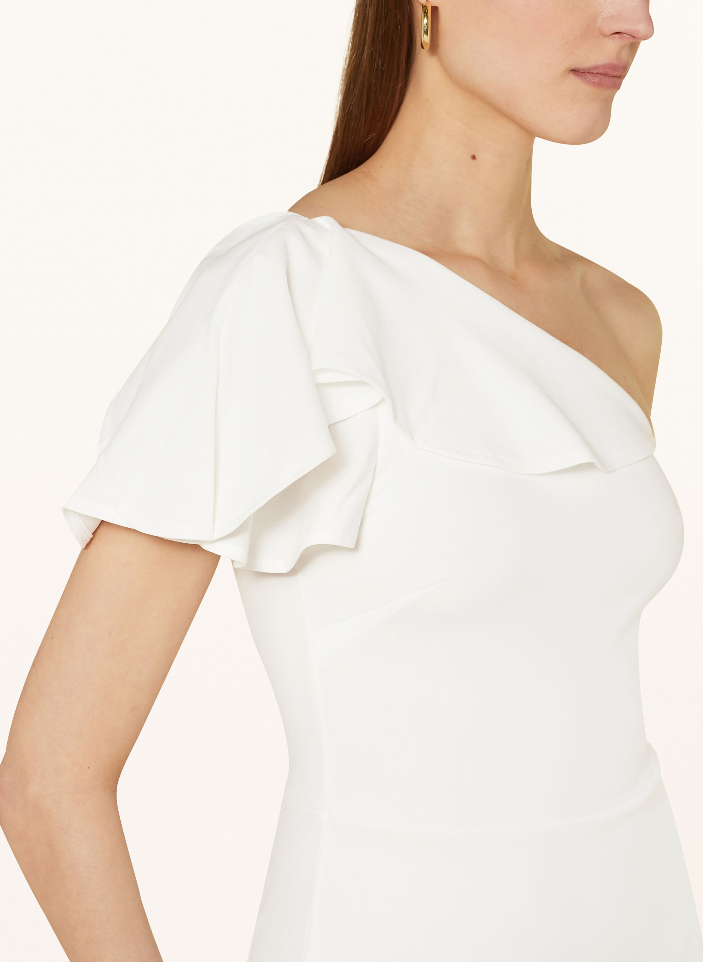 Thumbnail - Lipsy Cocktailkleid Mit Volants weiss