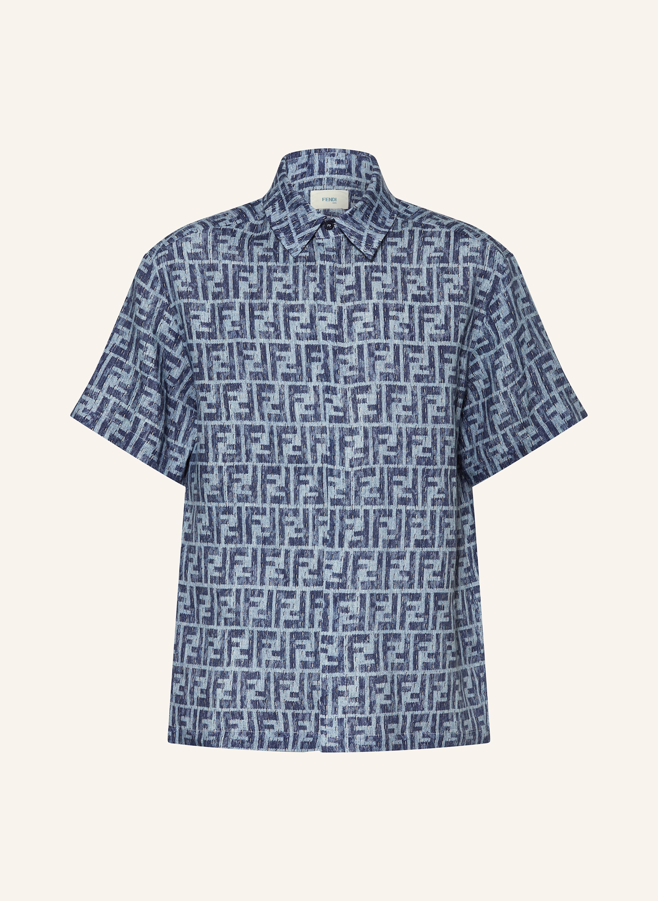 Fendi Fendi Leinenhemd blau in BLAU