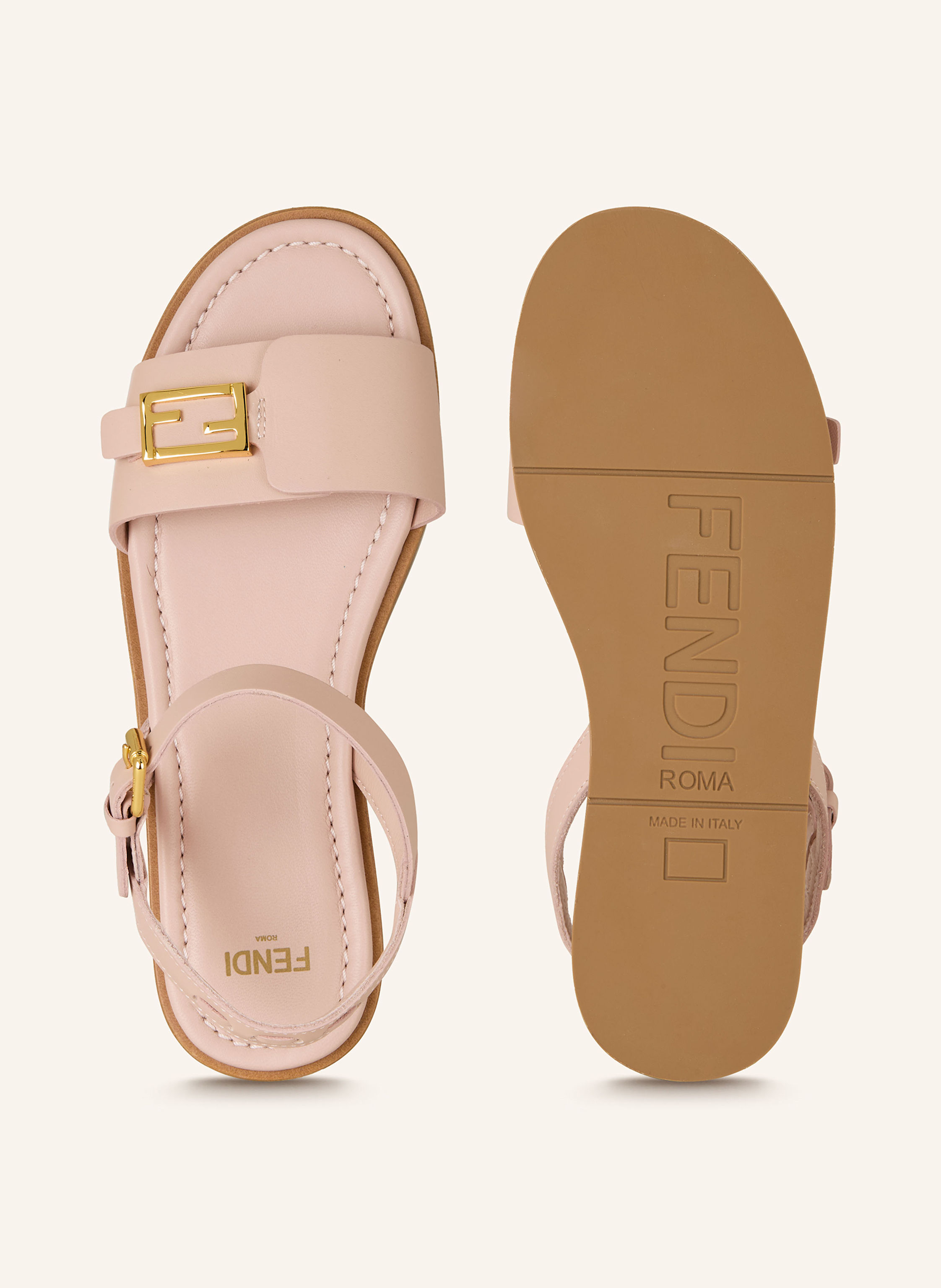 Thumbnail - Fendi Sandalen beige