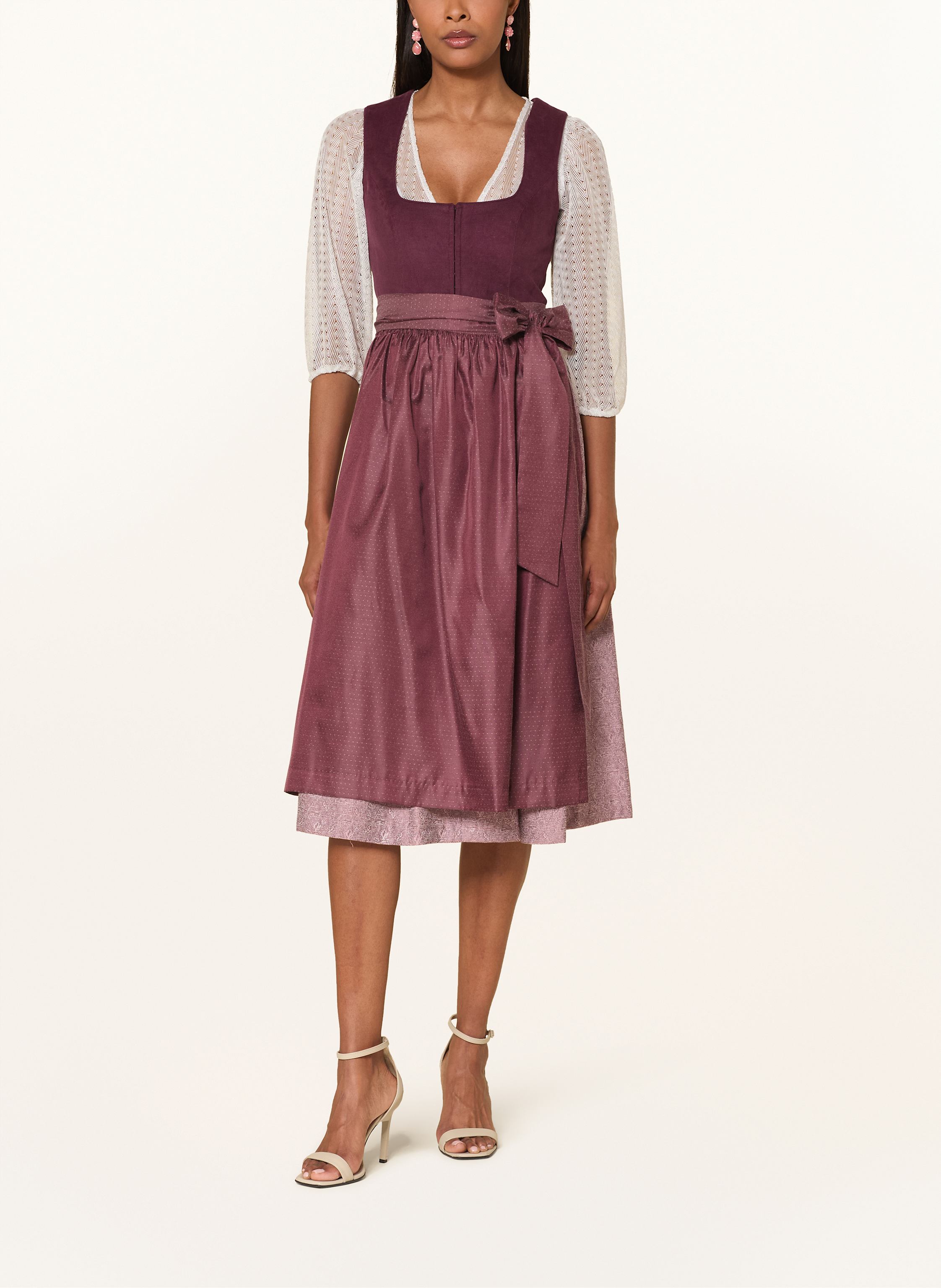 Thumbnail - Heimatglück Tracht Dirndlbluse Margarete Aus Spitze Mit 3/4-Arm weiss