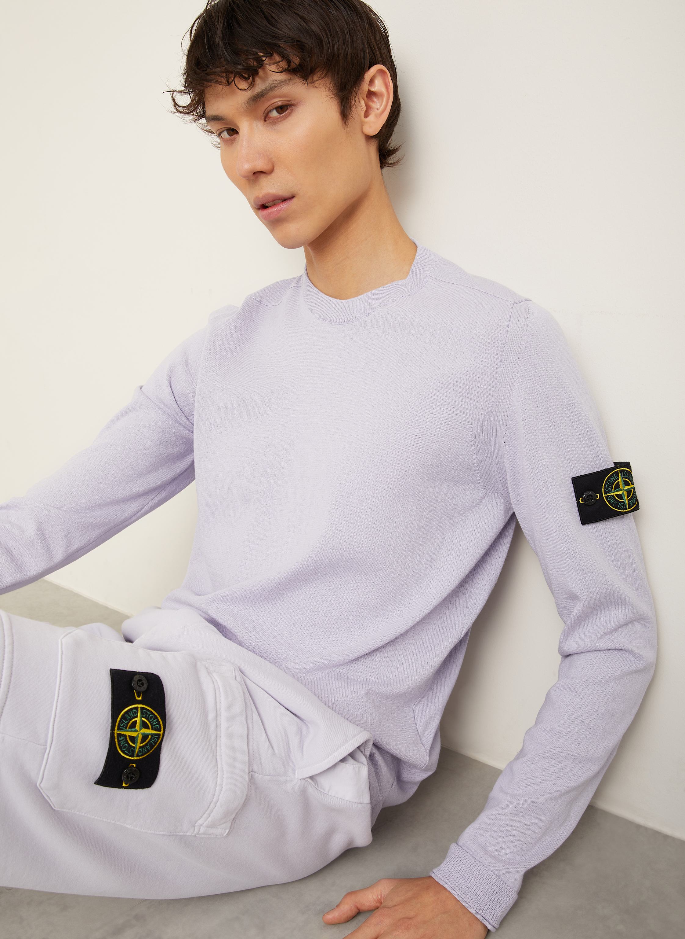 Thumbnail - Stone Island Pullover lila