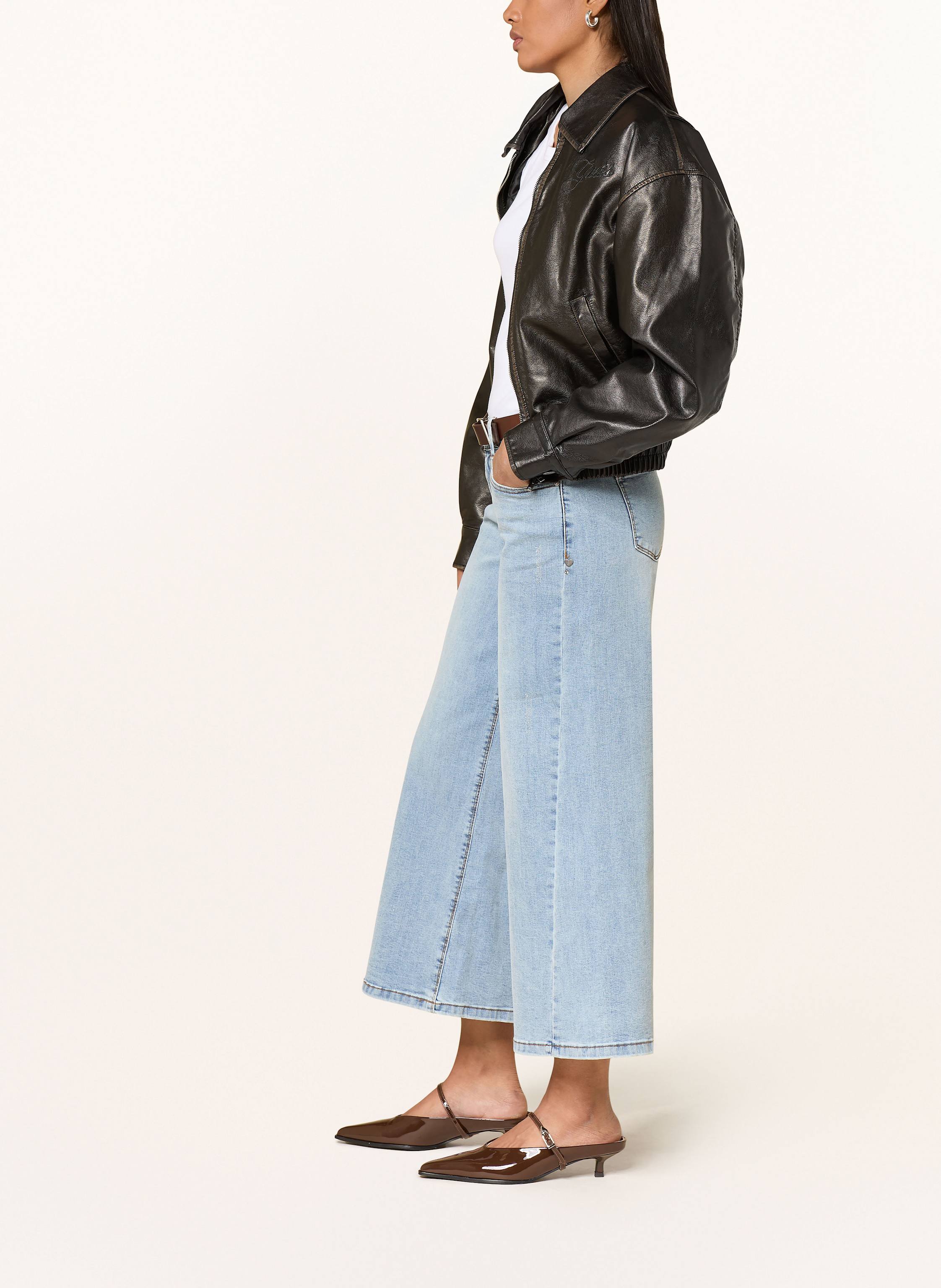 Thumbnail - Buena Vista Jeans-Culotte Italy Palazzo blau