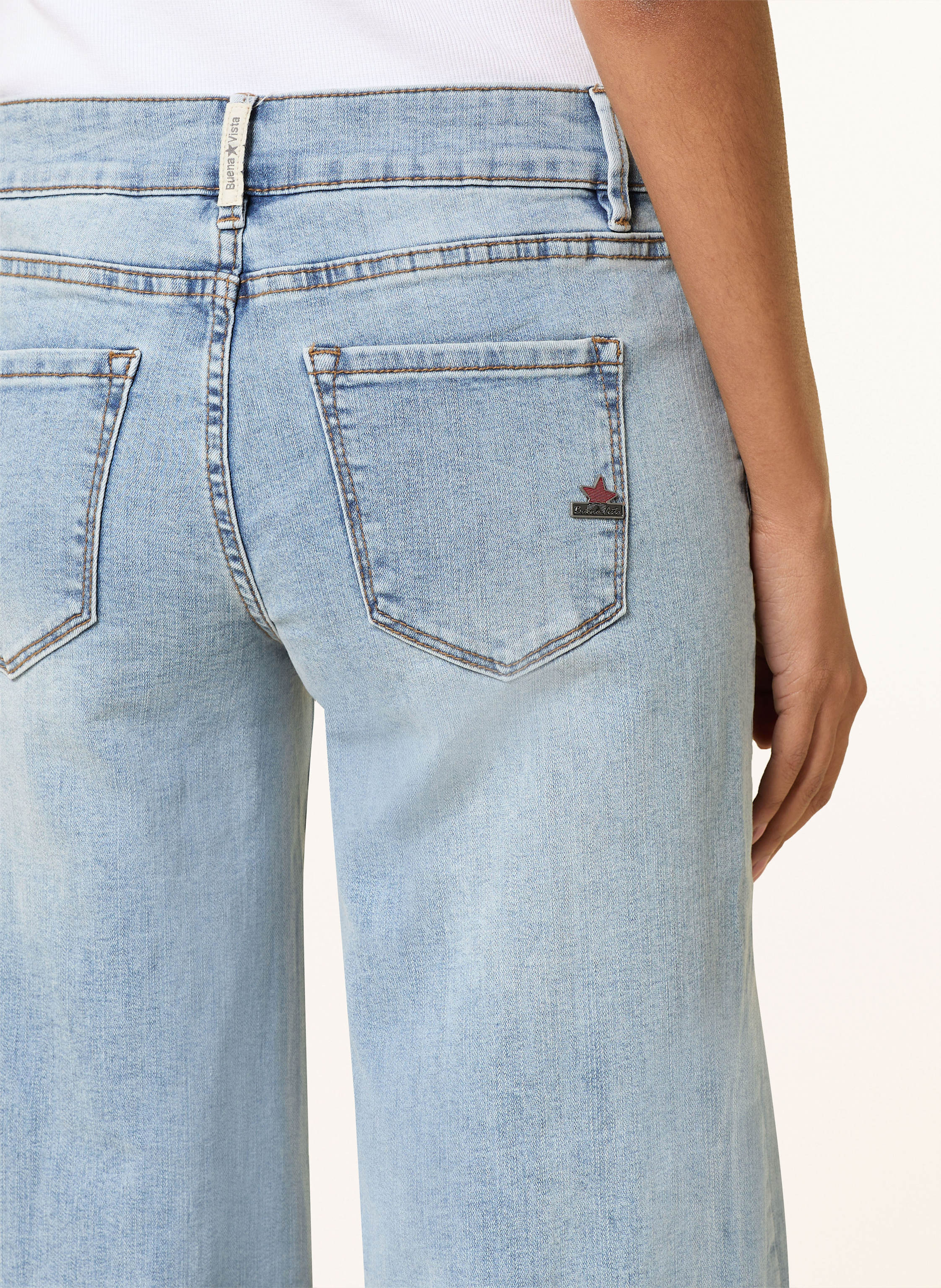 Thumbnail - Buena Vista Jeans-Culotte Italy Palazzo blau