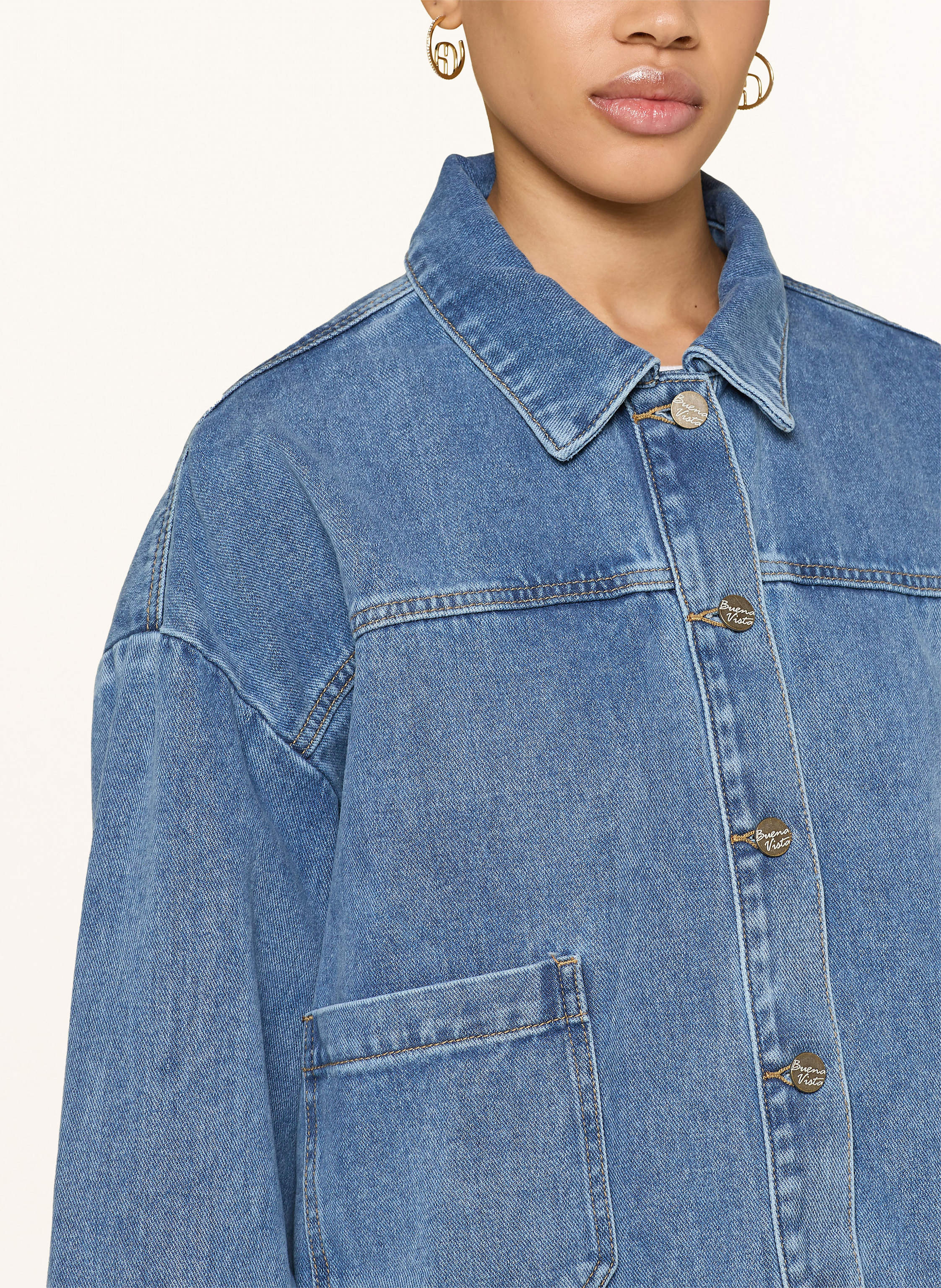 Thumbnail - Buena Vista Jeansjacke blau