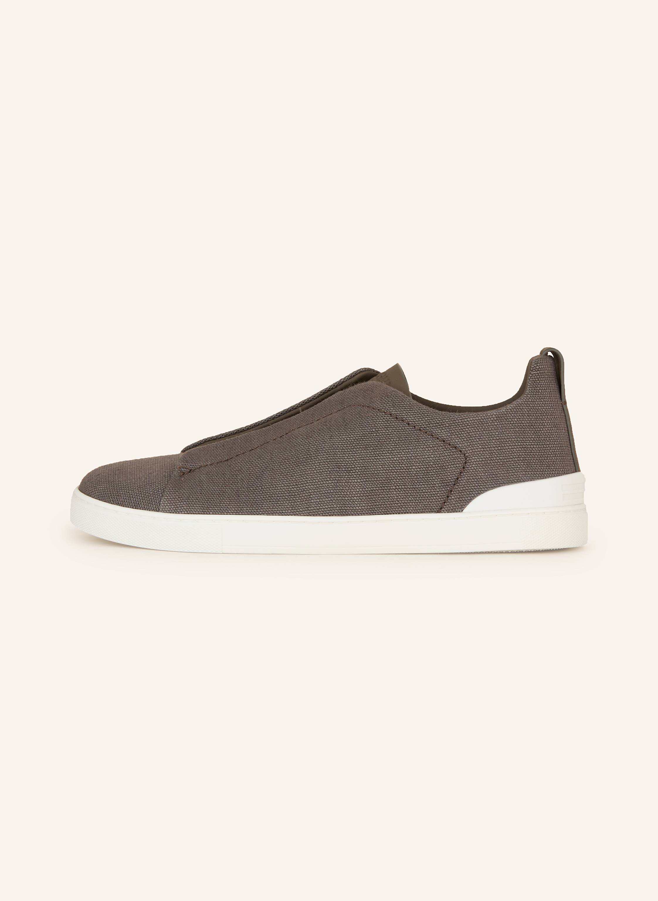 Thumbnail - Zegna Sneaker Triple Stitch grau
