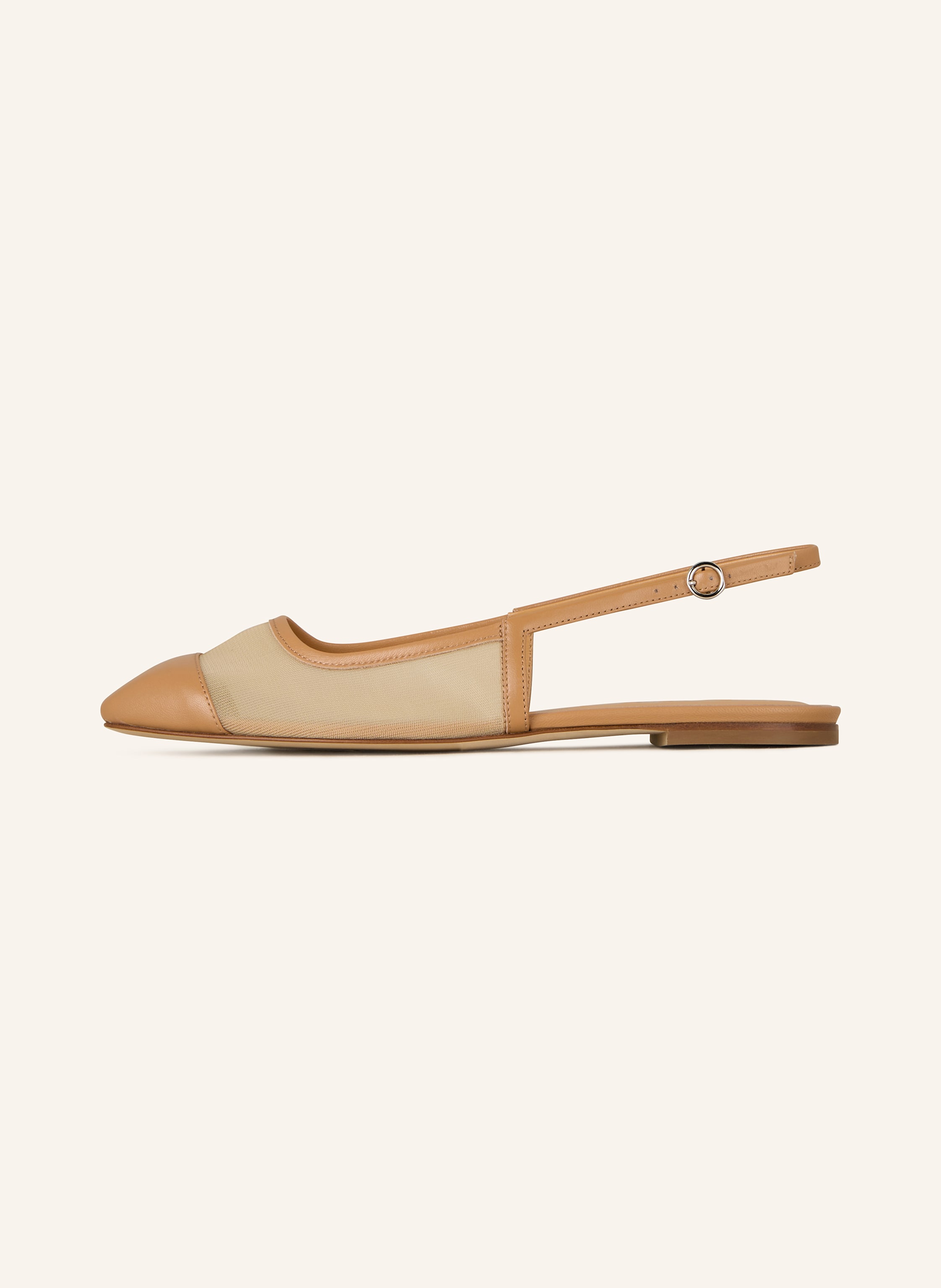 Thumbnail - Aeyde Slingballerinas Geraldine beige