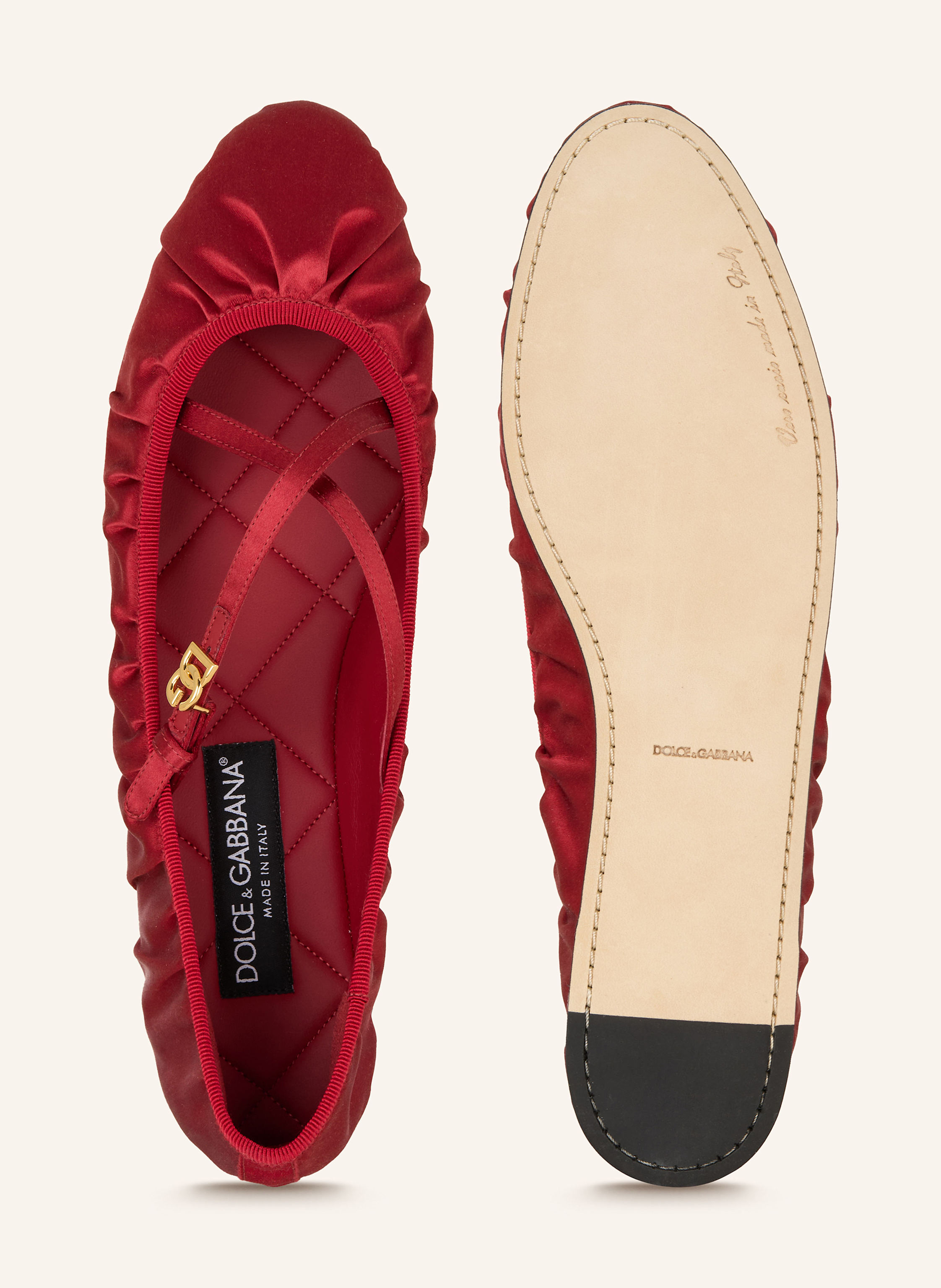 Thumbnail - Dolce & Gabbana Ballerinas rot