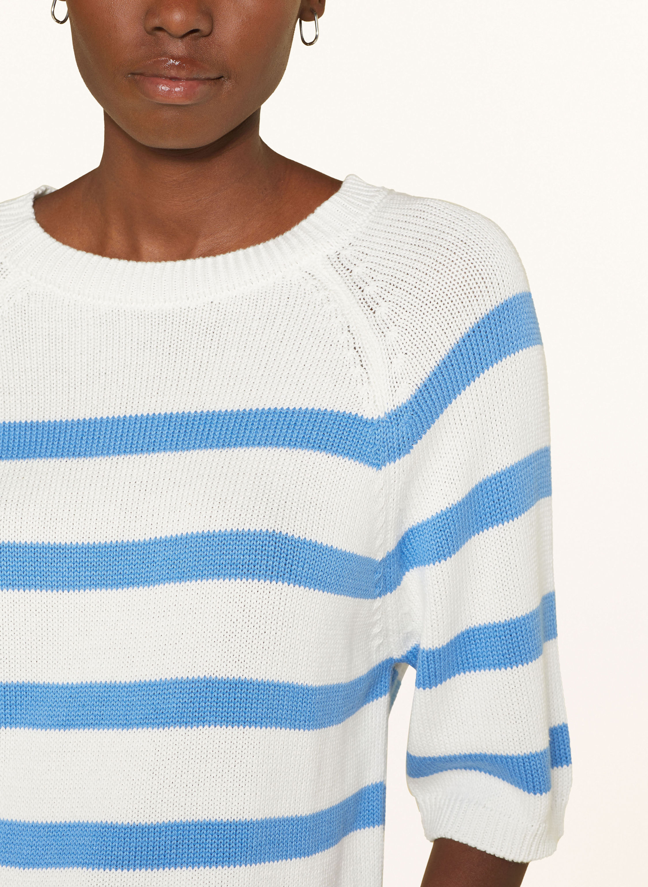 Thumbnail - More & More Pullover Mit 3/4-Arm weiss