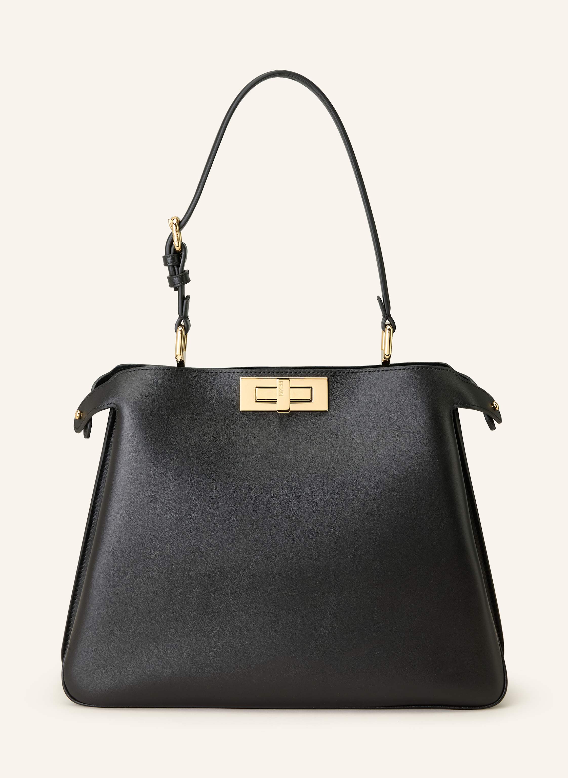 Fendi Fendi Handtasche Peekaboo schwarz in SCHWARZ