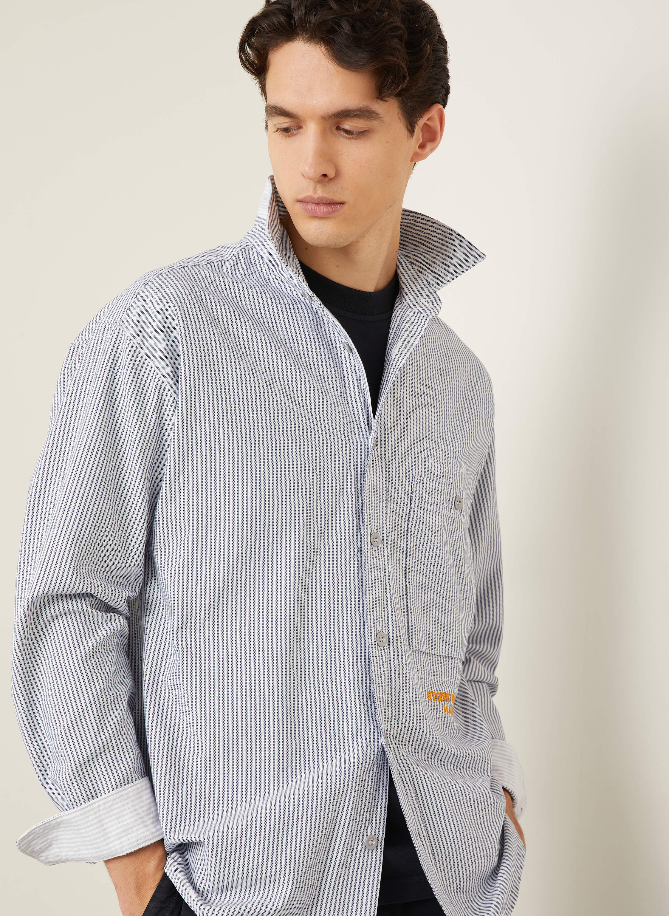 Thumbnail - Stone Island Hemd Marina Comfort Fit blau