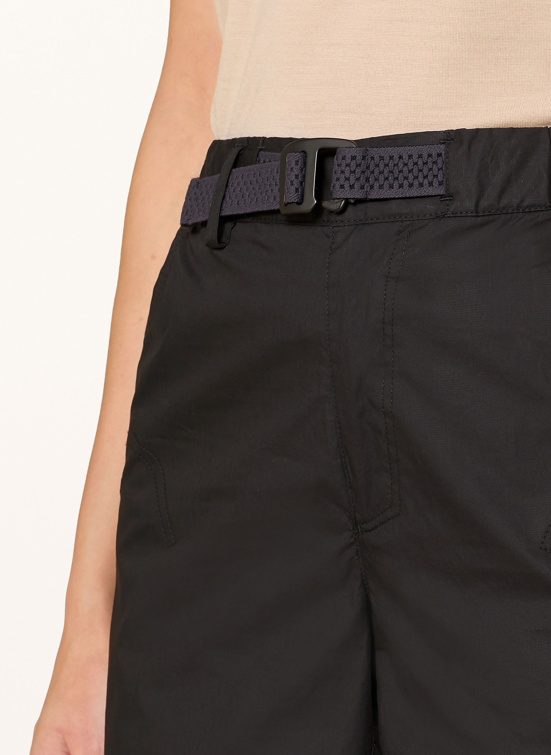 Thumbnail - Knowledgecotton Apparel Trekkingshorts Vent Ripstop 90 schwarz