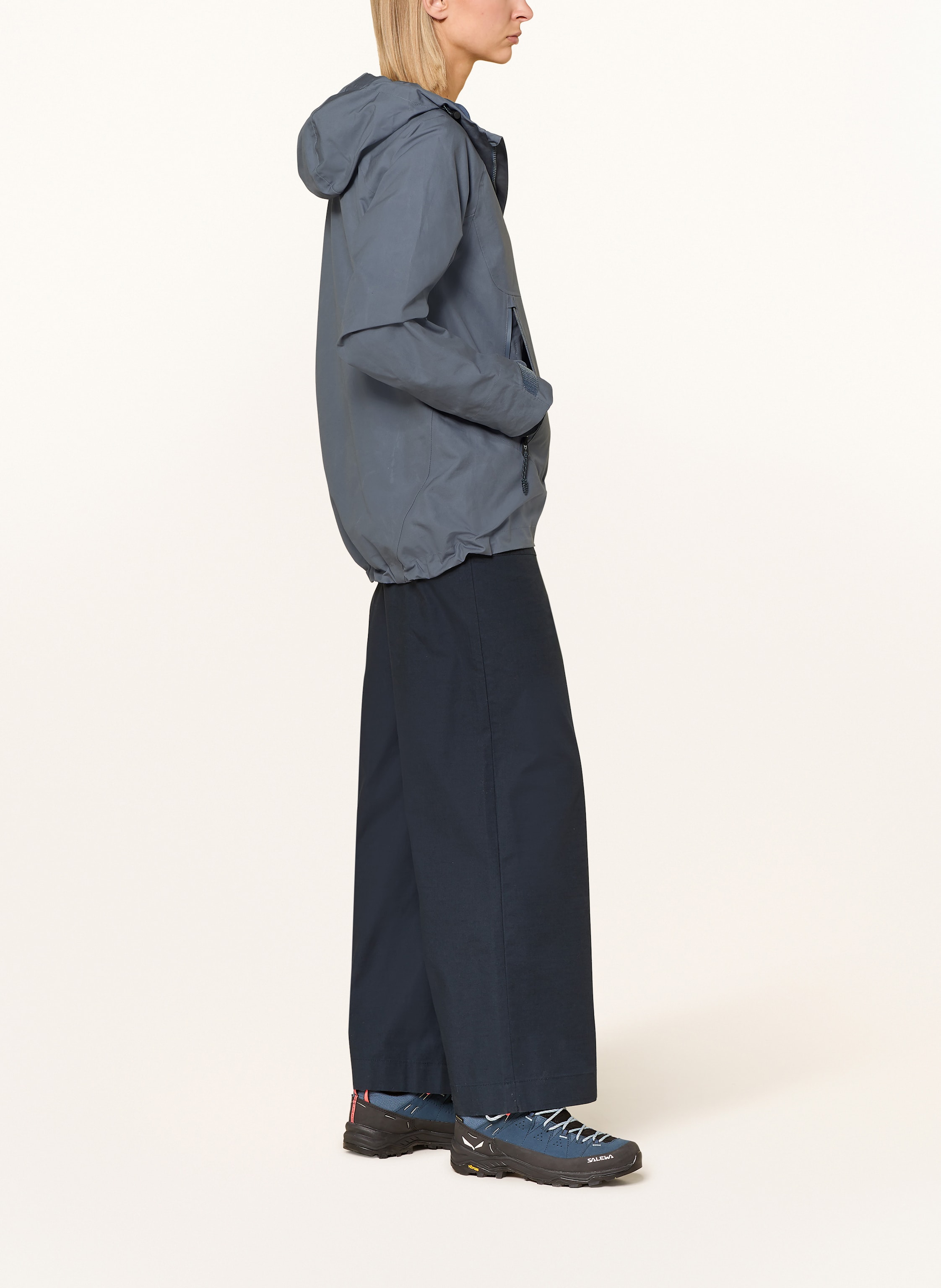 Thumbnail - Knowledgecotton Apparel Funktionsjacke Vent Canvas 270™ blau
