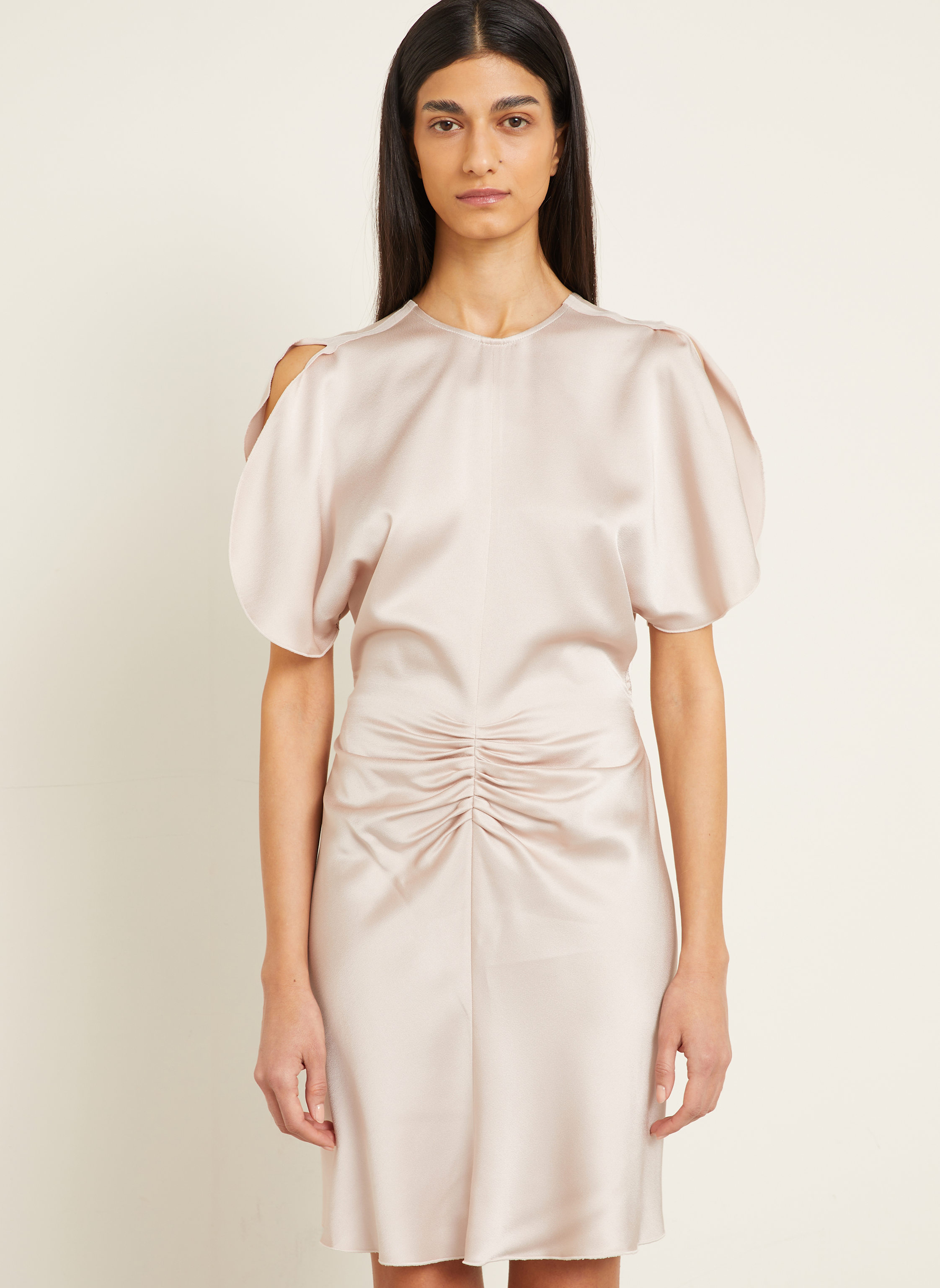 Thumbnail - Victoria Beckham Satinkleid rosa