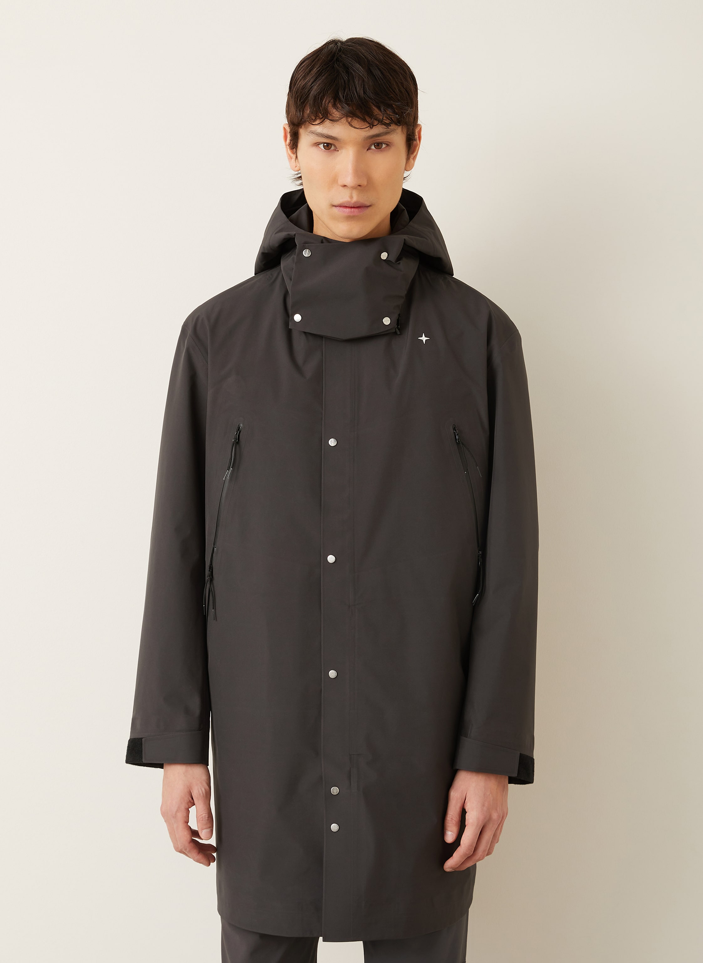 Thumbnail - Stone Island Parka Stellina Mit Abnehmbarer Kapuze braun