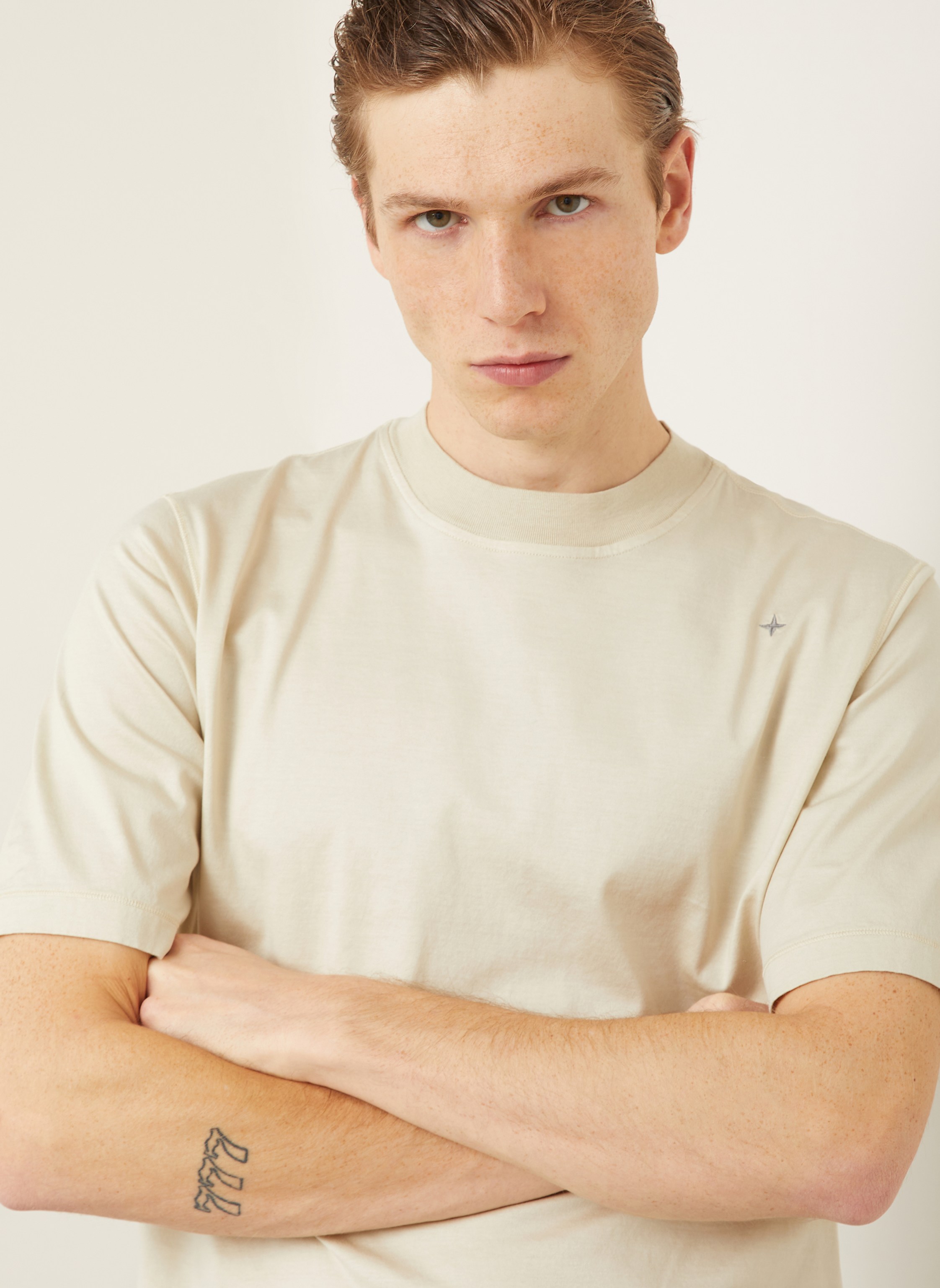 Thumbnail - Stone Island T-Shirt Stellina beige