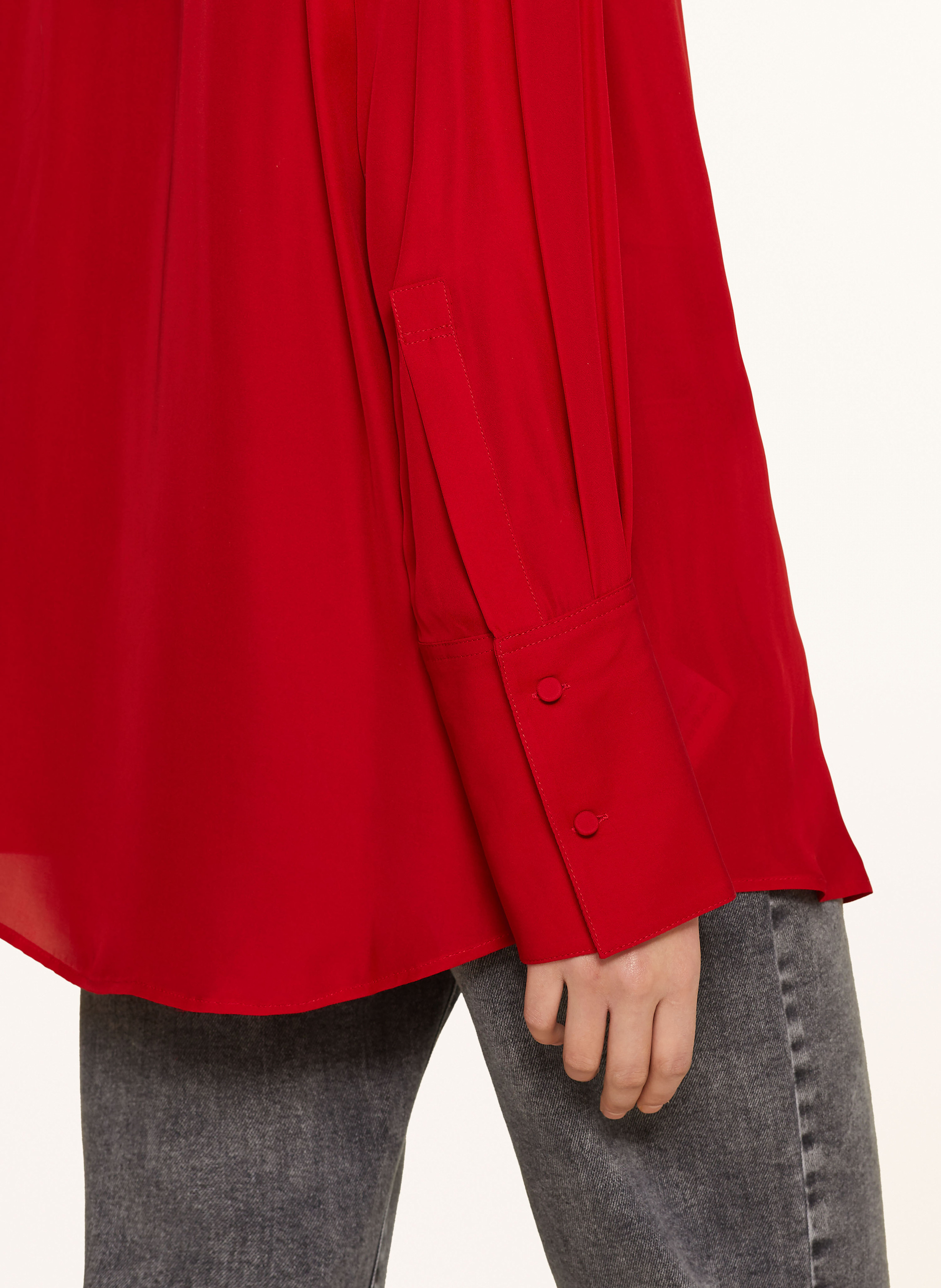 Thumbnail - Anine Bing Hemdbluse Bridget Mit Seide rot