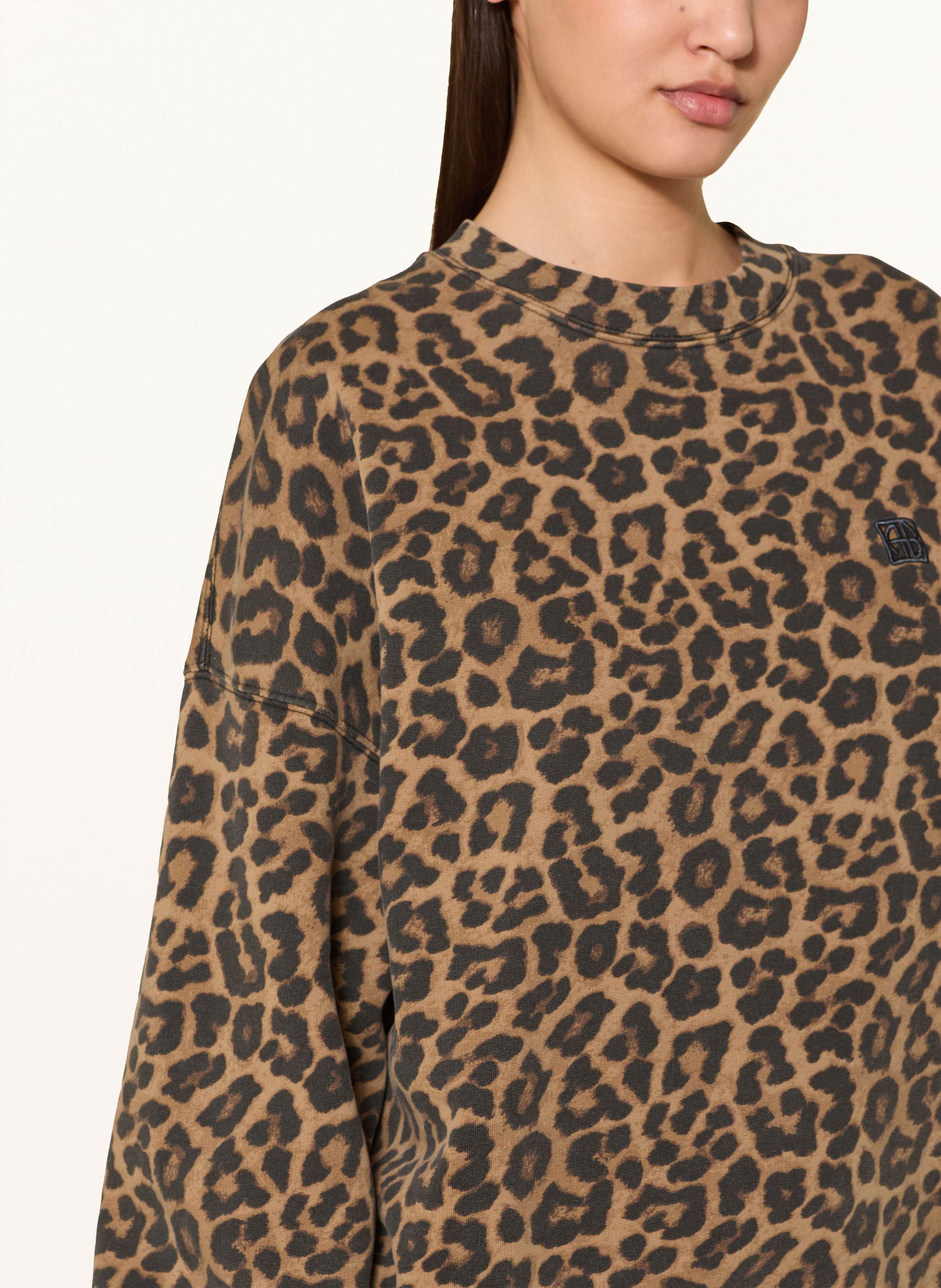 Thumbnail - Anine Bing Oversized-Sweatshirt Miles beige