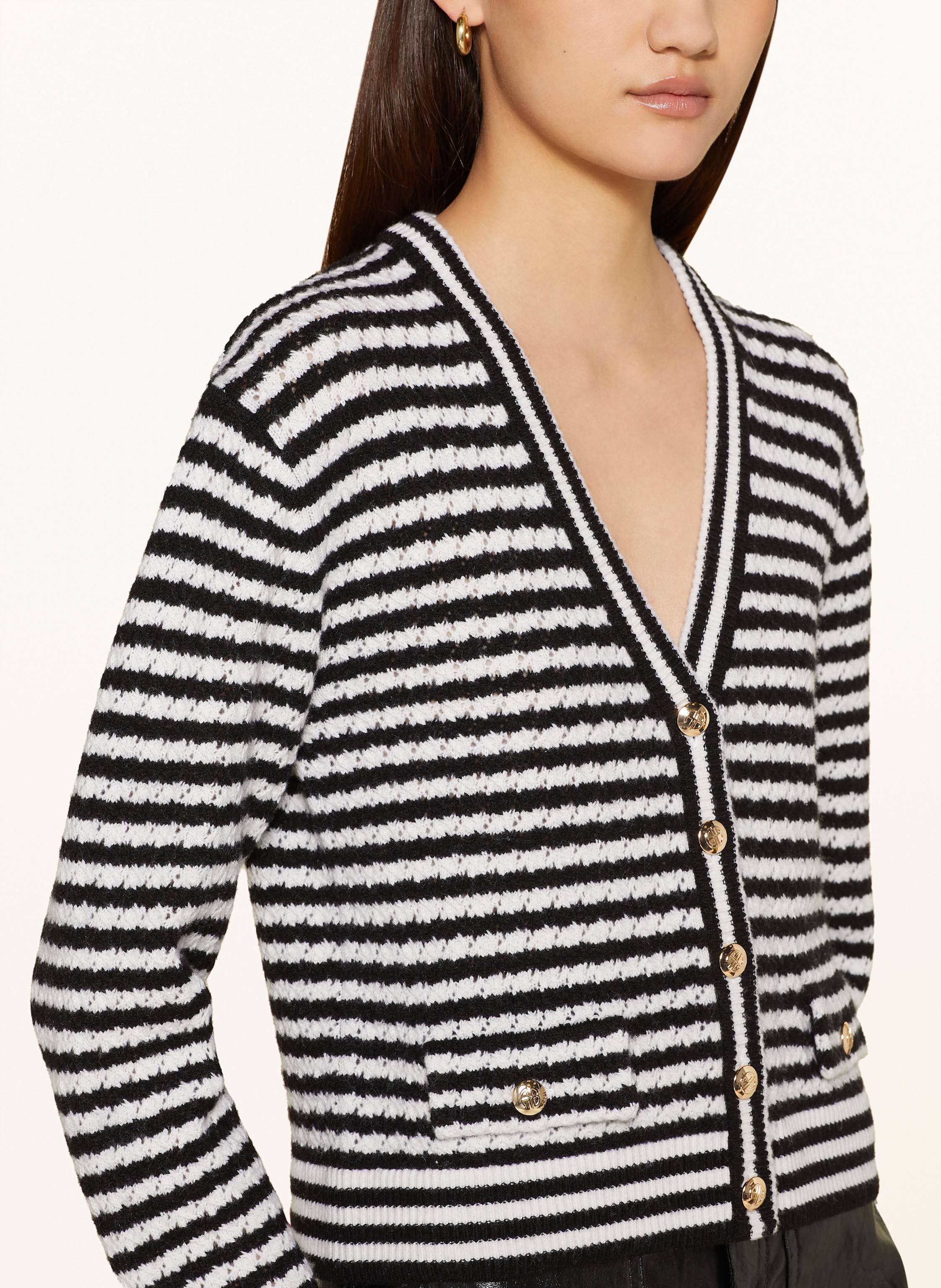 Thumbnail - Anine Bing Strickjacke Gwen schwarz