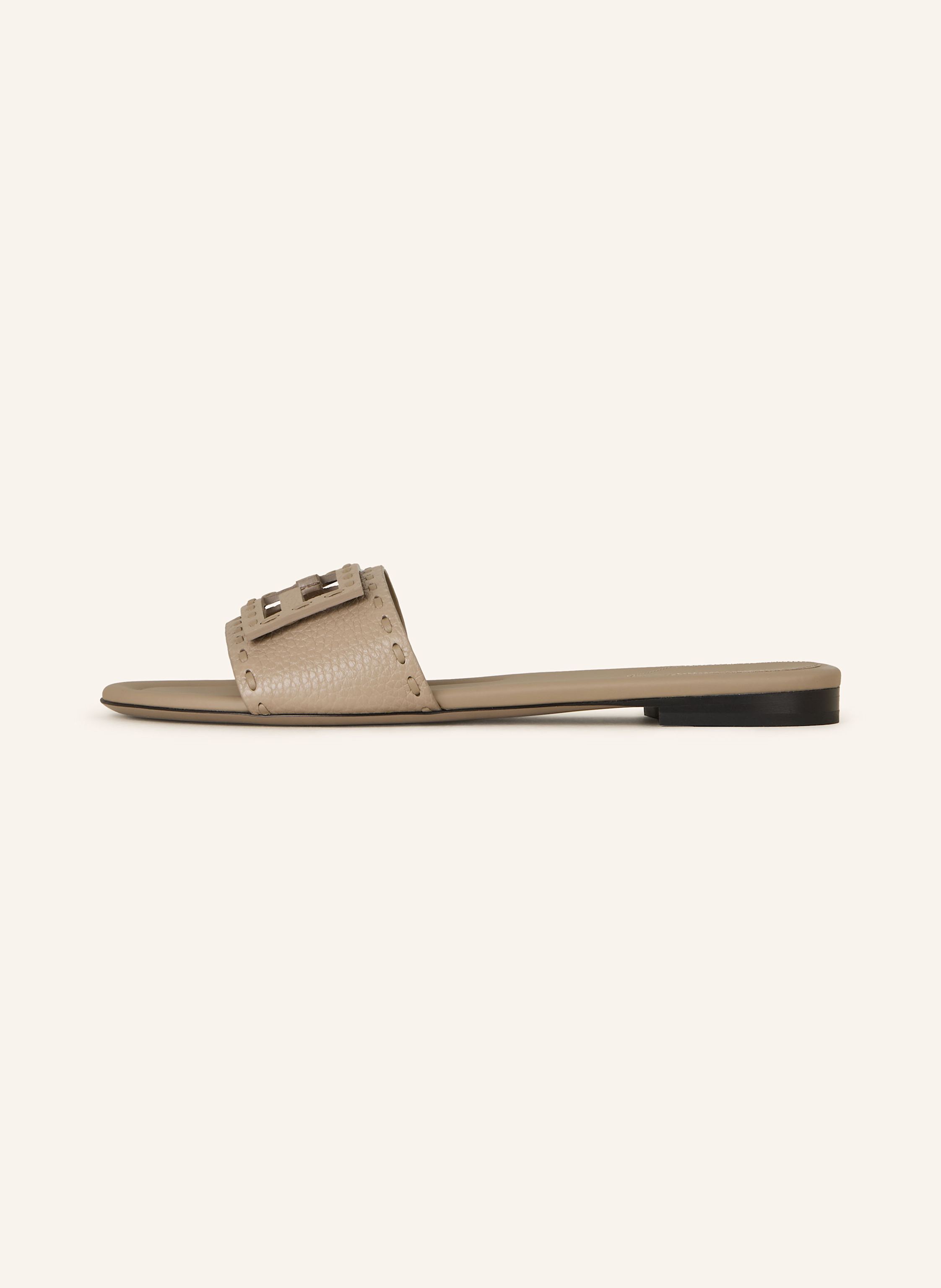 Thumbnail - Fendi Pantoletten beige