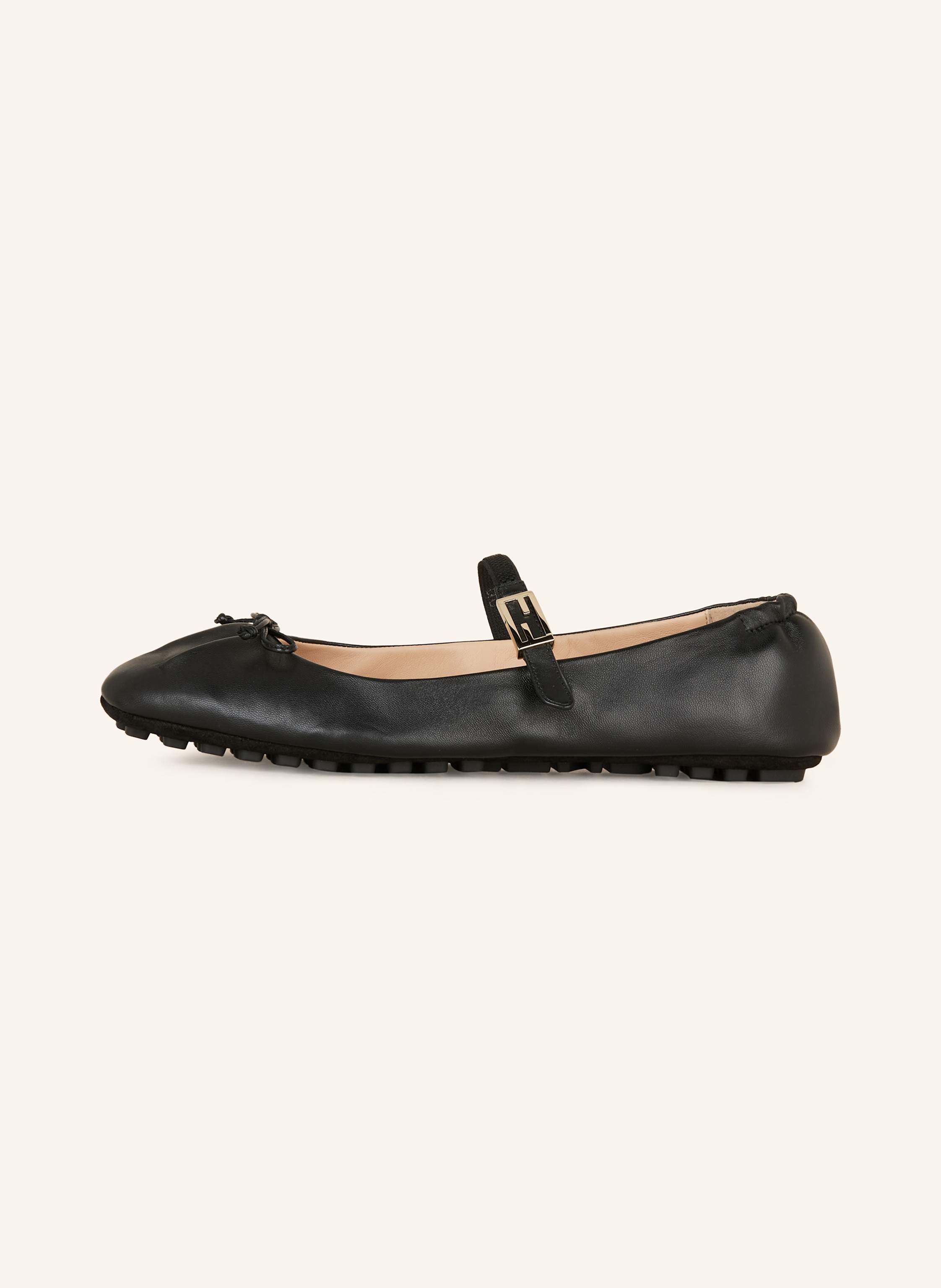 Thumbnail - Fendi Mary-Jane-Ballerinas schwarz