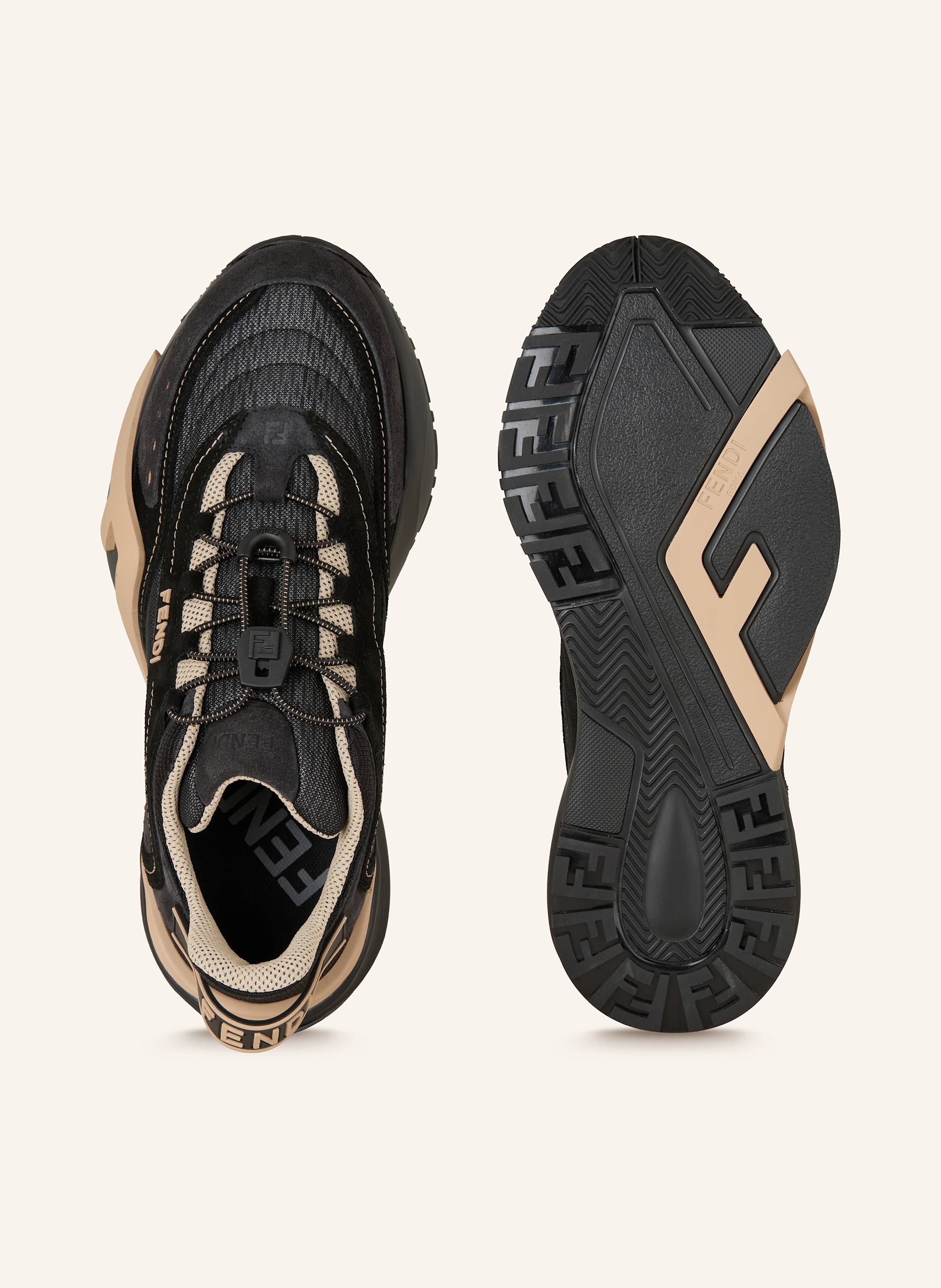 Thumbnail - Fendi Sneaker Flow schwarz