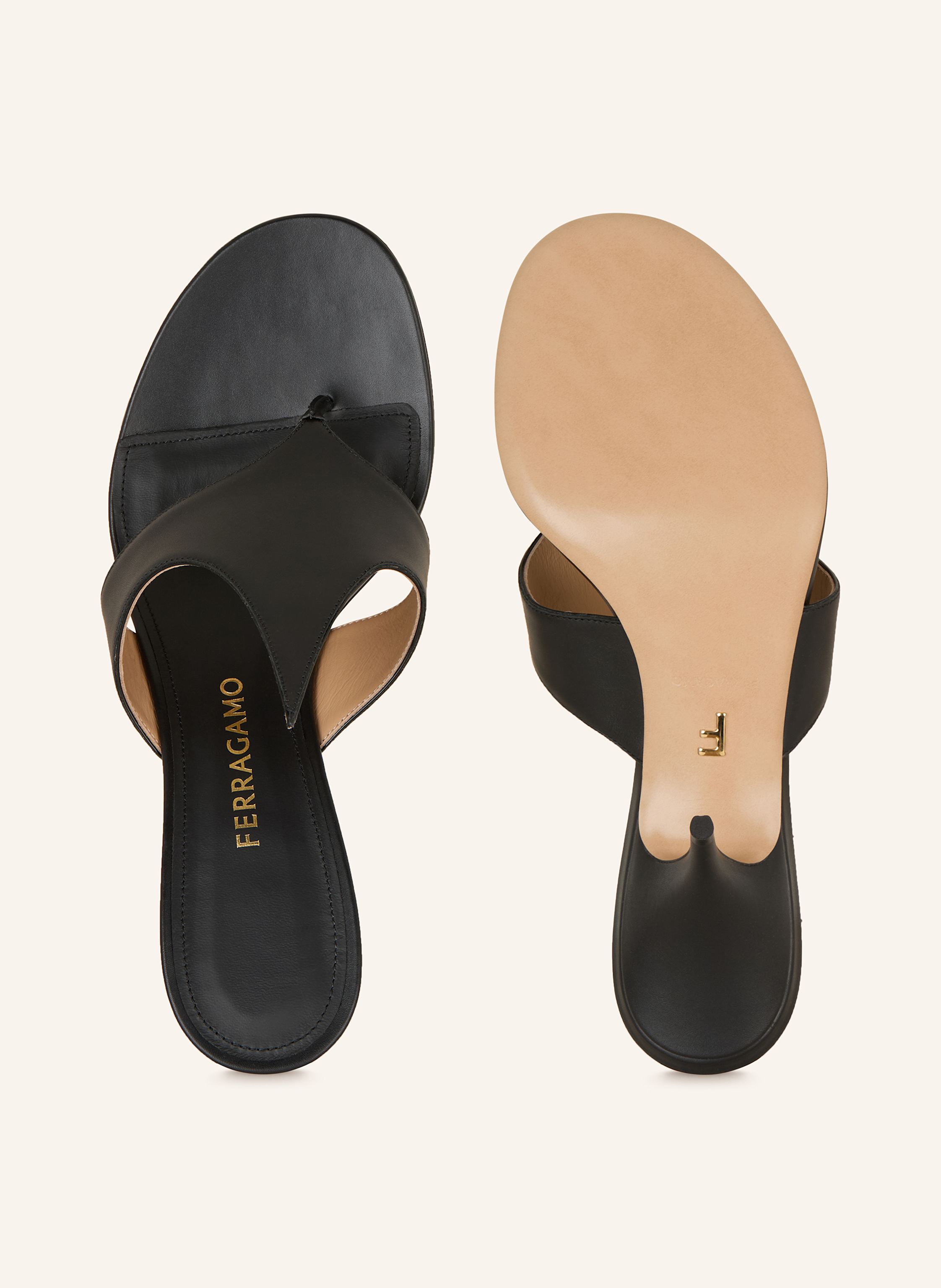 Thumbnail - Ferragamo Zehentrenner schwarz