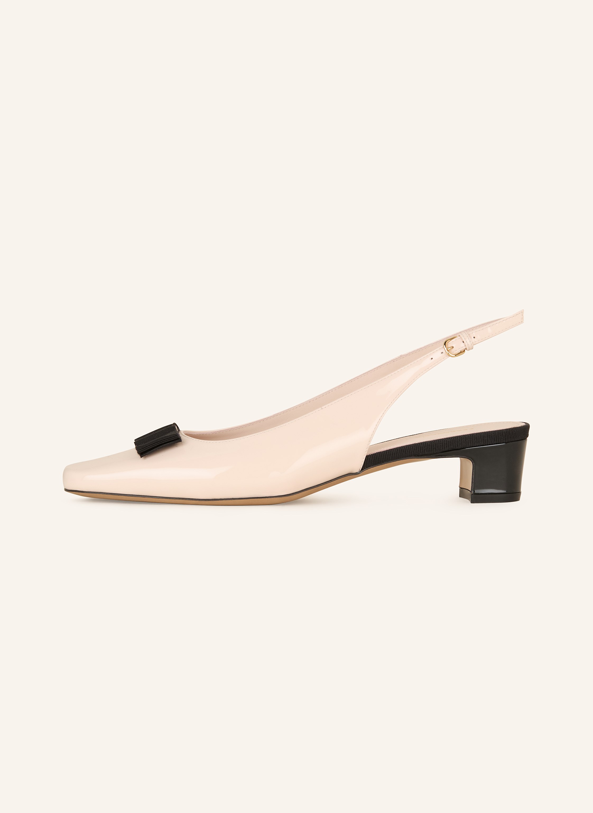 Thumbnail - Ferragamo Slingpumps beige