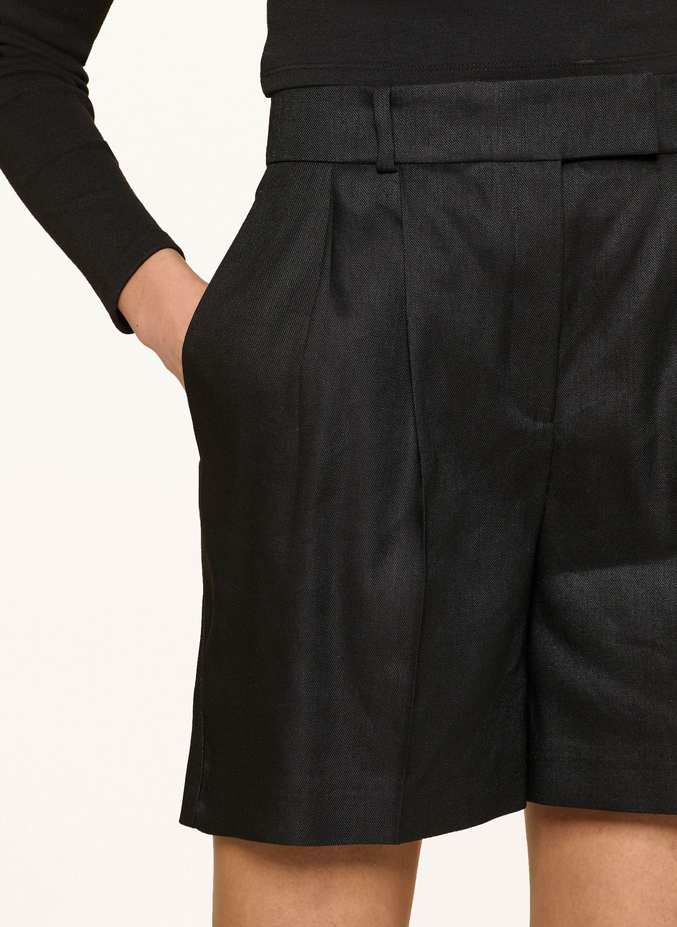 Thumbnail - Hugo Shorts Holini Mit Leinen schwarz